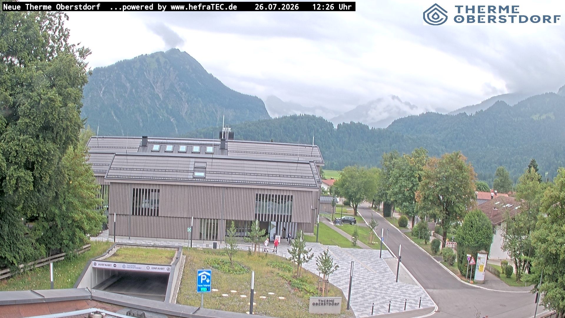 Archiv Foto Webcam Touristinformation Oberstdorf Haus
