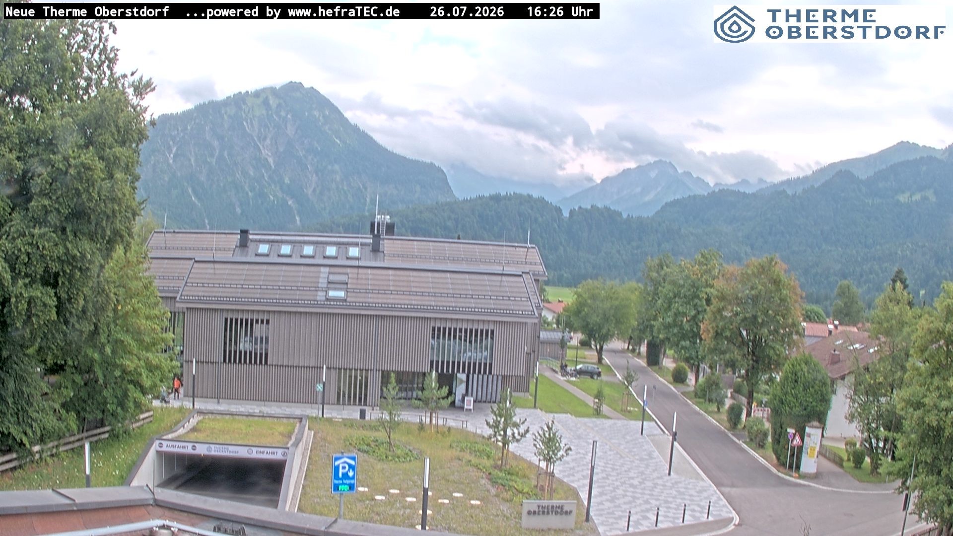 Archiv Foto Webcam Touristinformation Oberstdorf Haus