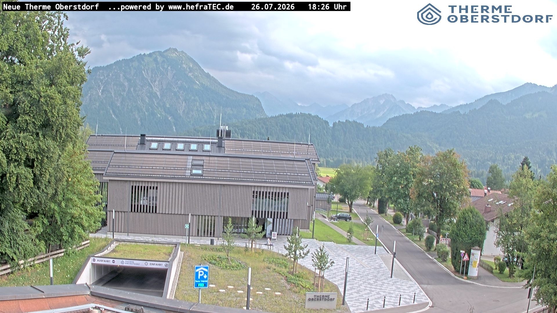 Archiv Foto Webcam Touristinformation Oberstdorf Haus