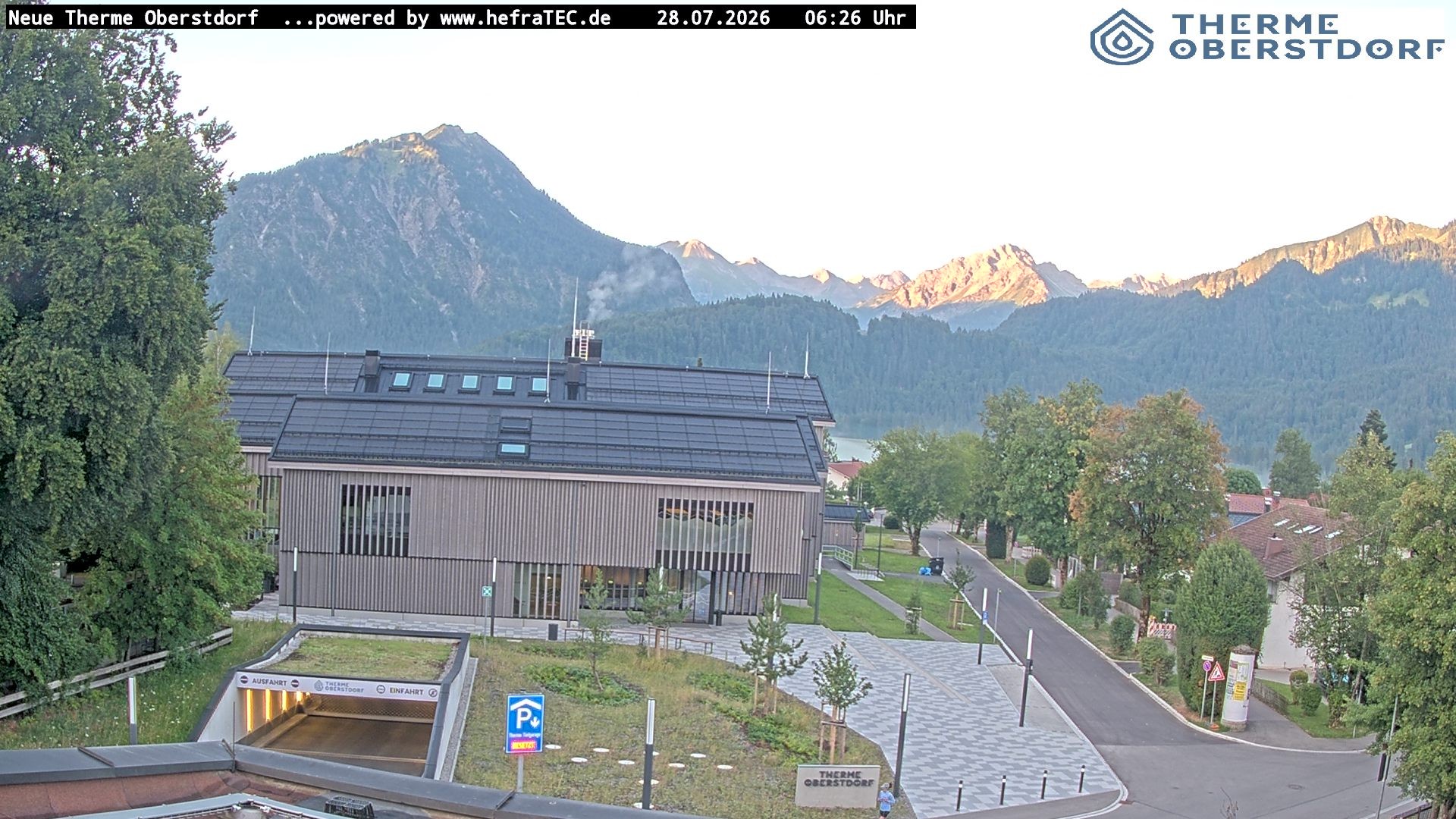Archiv Foto Webcam Touristinformation Oberstdorf Haus