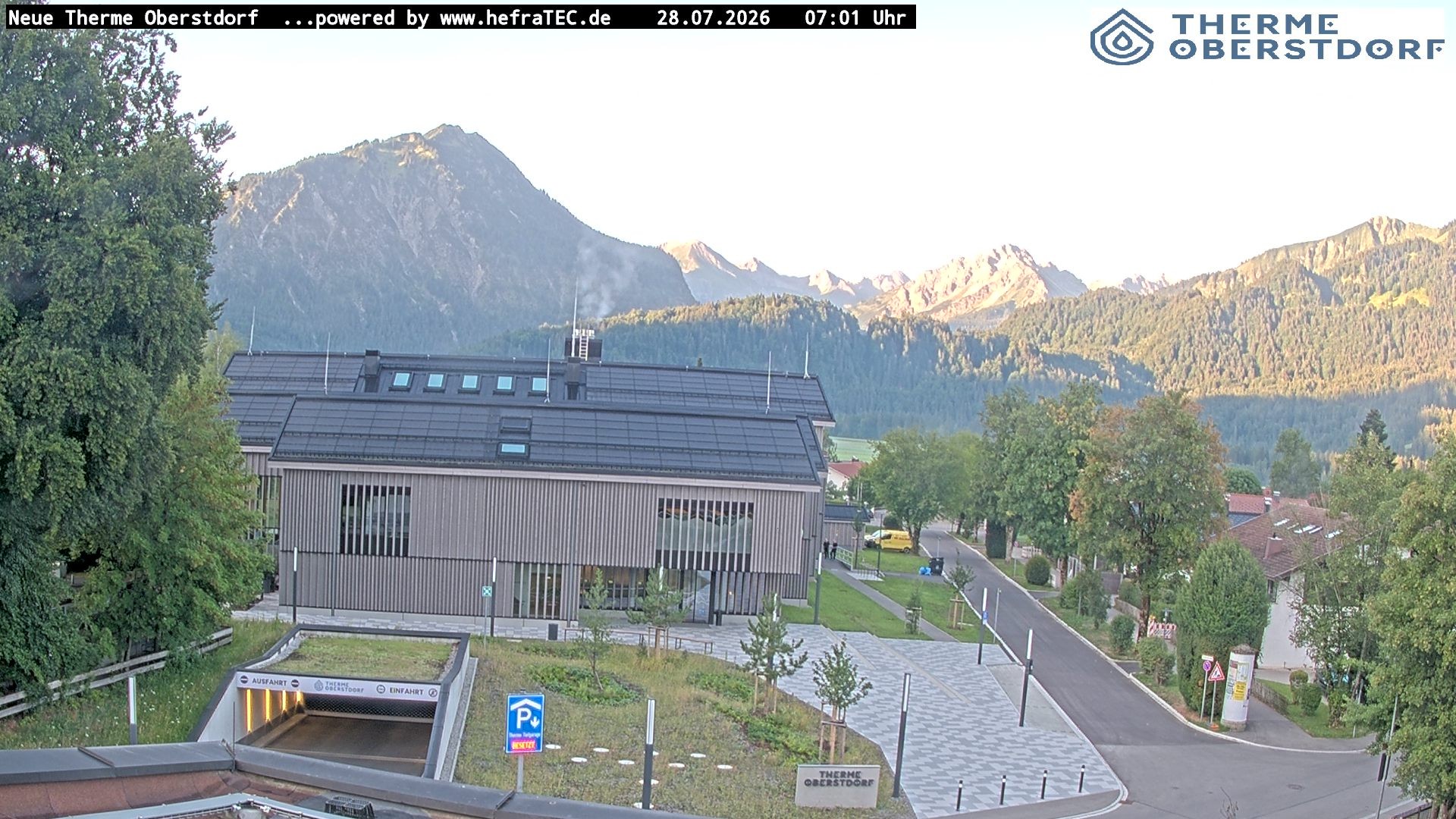 Archiv Foto Webcam Touristinformation Oberstdorf Haus