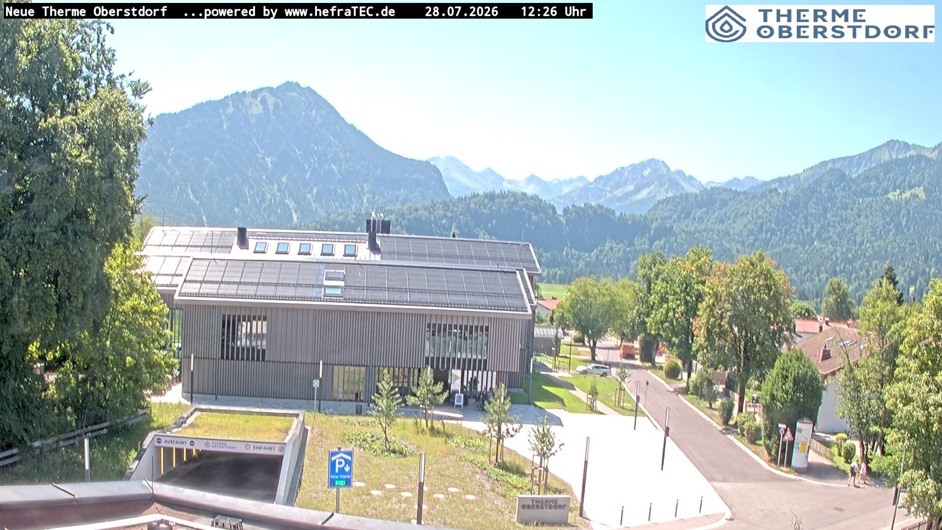 Archiv Foto Webcam Touristinformation Oberstdorf Haus