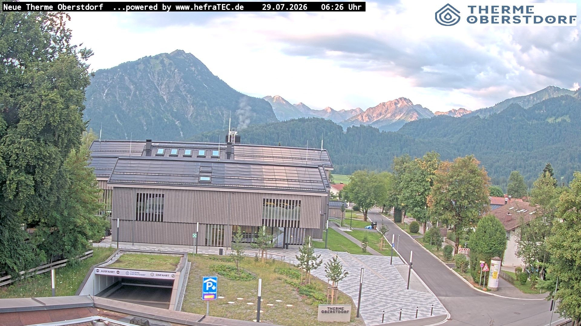 Archiv Foto Webcam Touristinformation Oberstdorf Haus