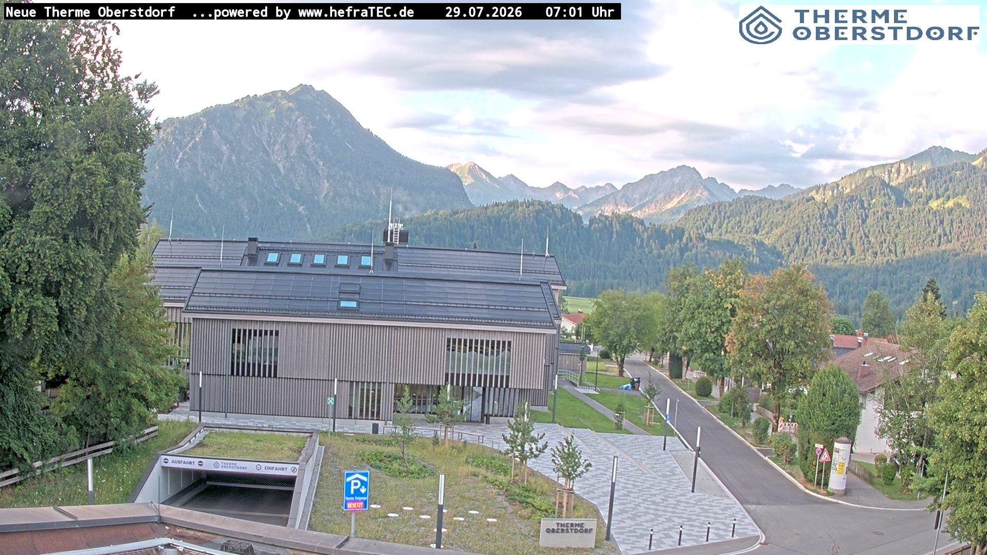 Archiv Foto Webcam Touristinformation Oberstdorf Haus