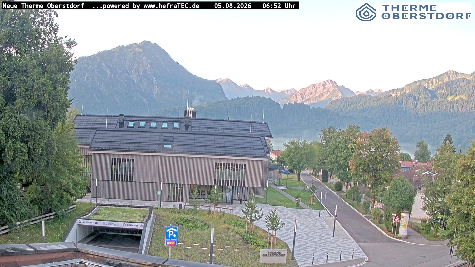 Archiv Foto Webcam Touristinformation Oberstdorf Haus