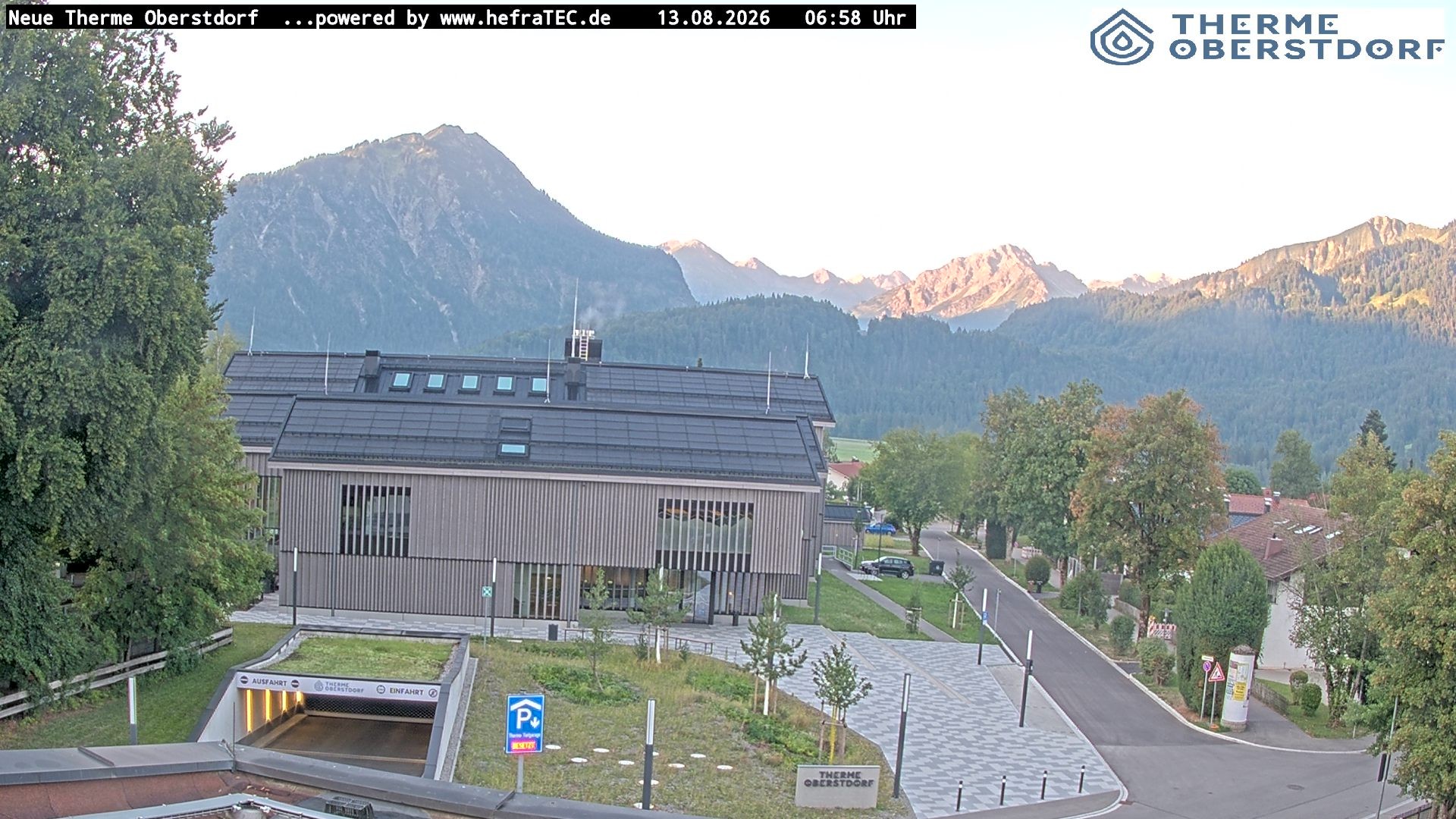 Archiv Foto Webcam Touristinformation Oberstdorf Haus