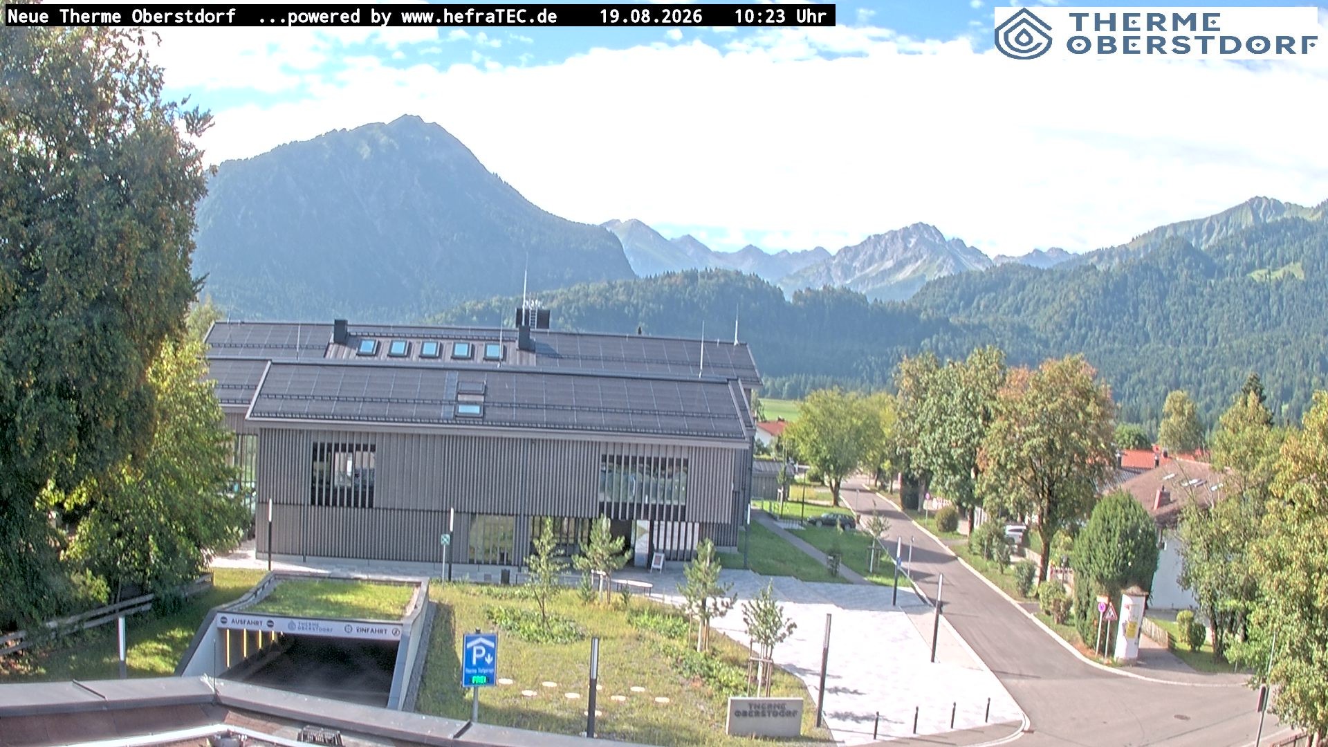 Archiv Foto Webcam Touristinformation Oberstdorf Haus