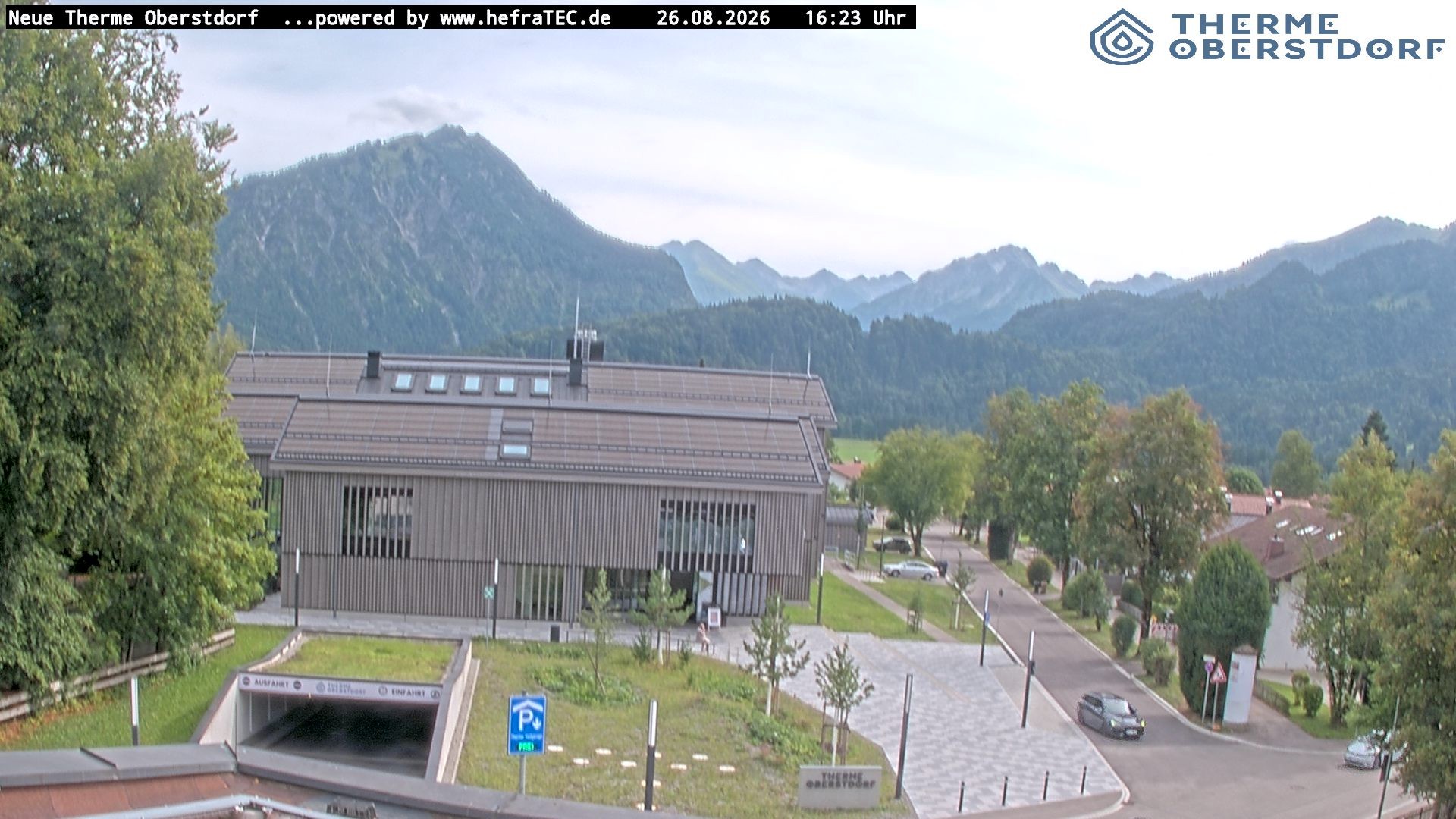 Archived image Webcam Tourist Information Oberstdorf Haus
