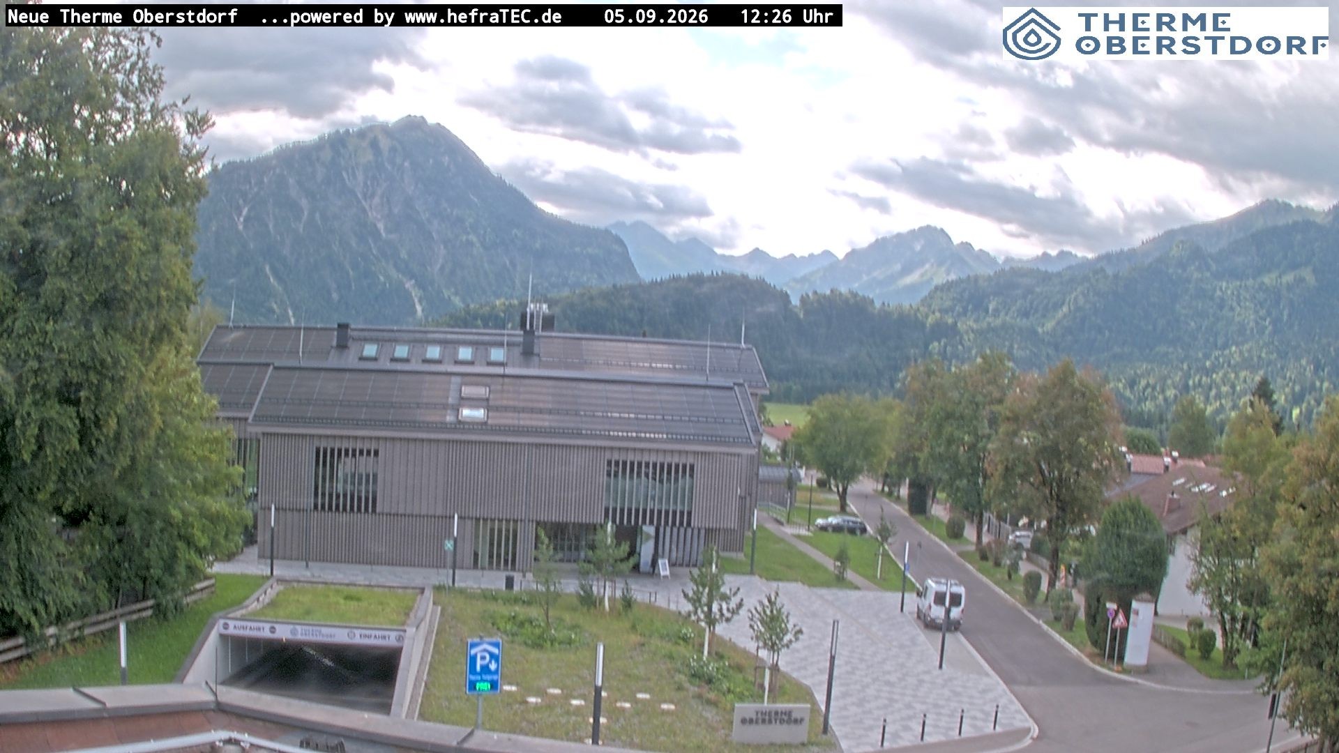 Archived image Webcam Tourist Information Oberstdorf Haus