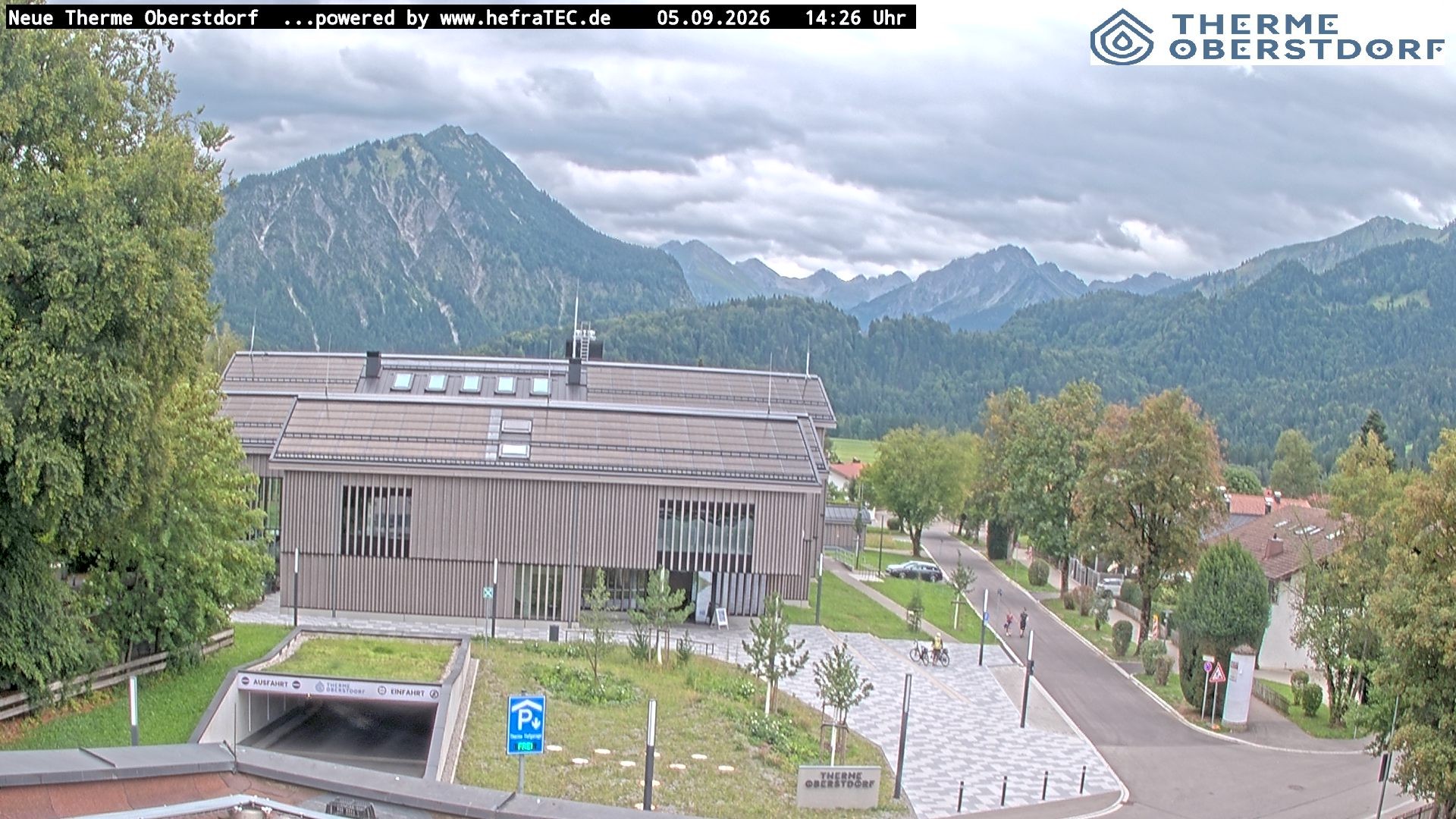 Archived image Webcam Tourist Information Oberstdorf Haus