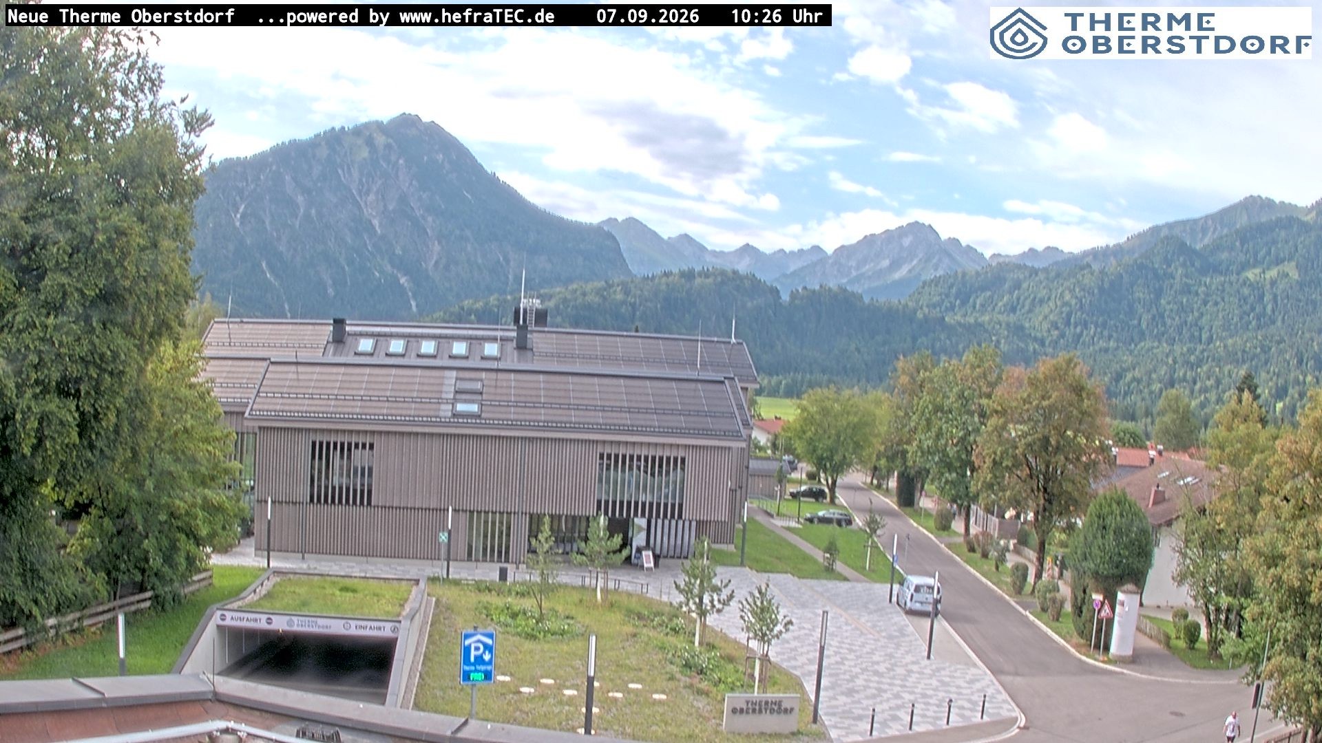 Archiv Foto Webcam Touristinformation Oberstdorf Haus