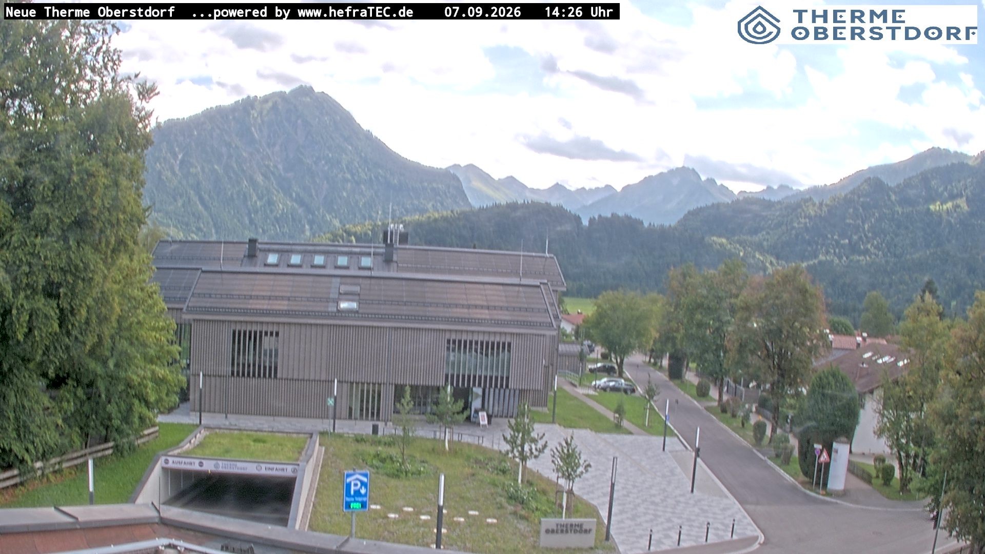 Archiv Foto Webcam Touristinformation Oberstdorf Haus