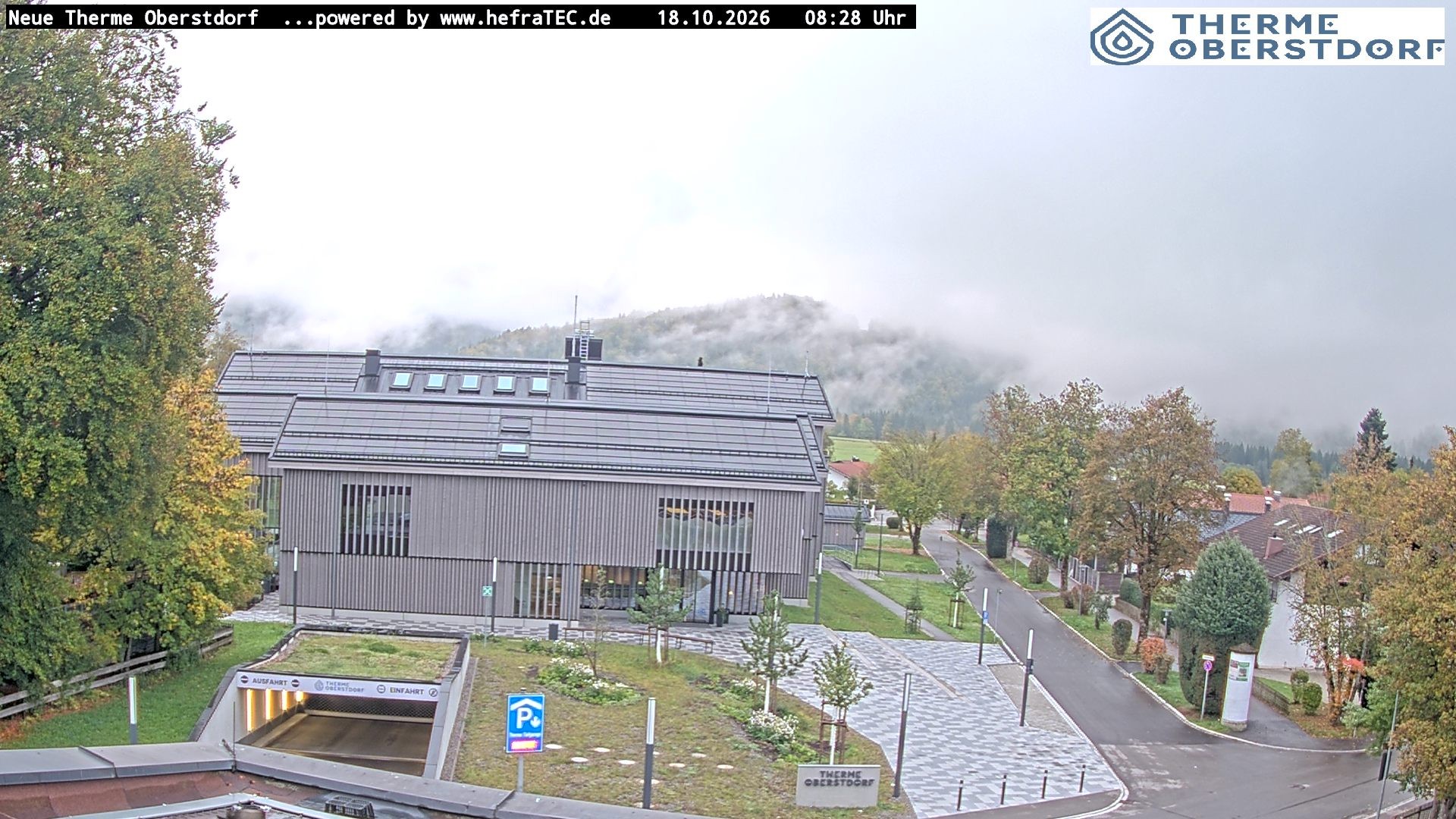 Archived image Webcam Tourist Information Oberstdorf Haus
