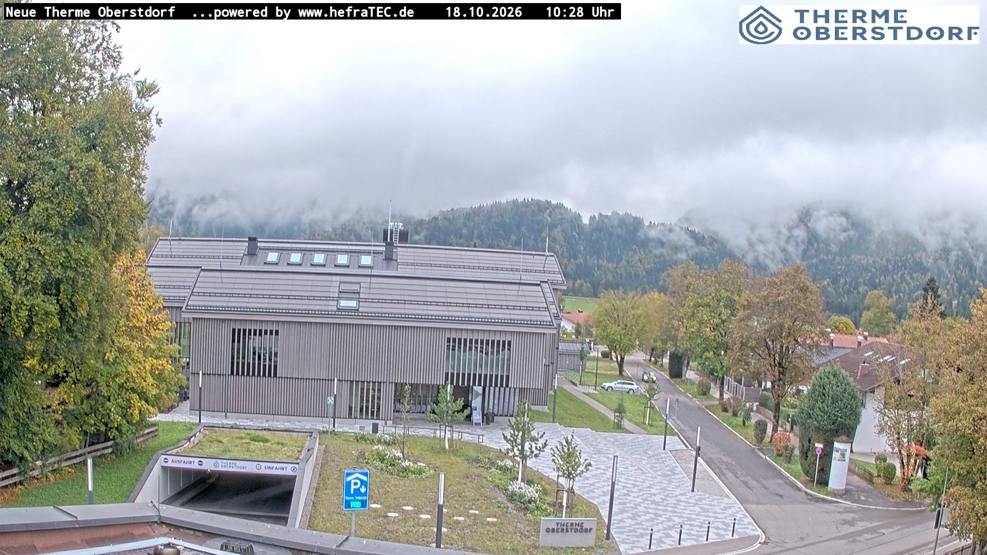 Archived image Webcam Tourist Information Oberstdorf Haus