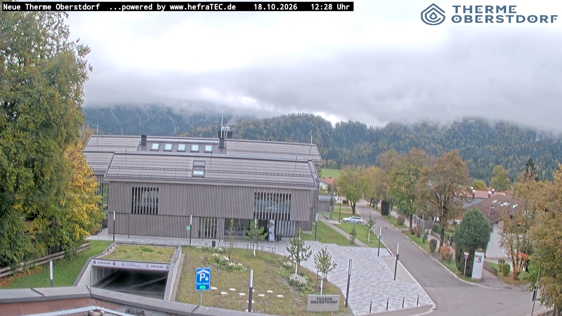 Archived image Webcam Tourist Information Oberstdorf Haus