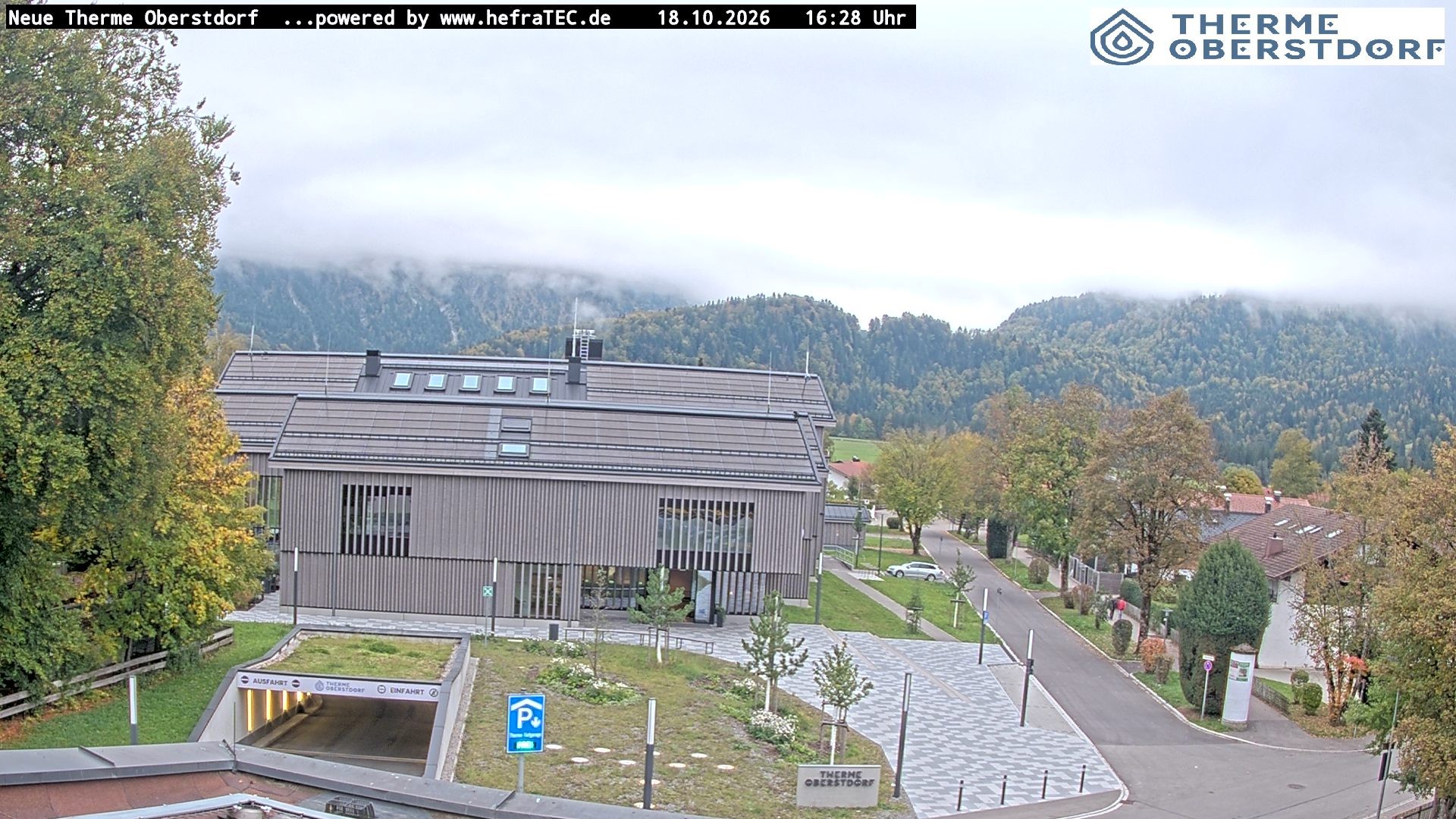Archived image Webcam Tourist Information Oberstdorf Haus