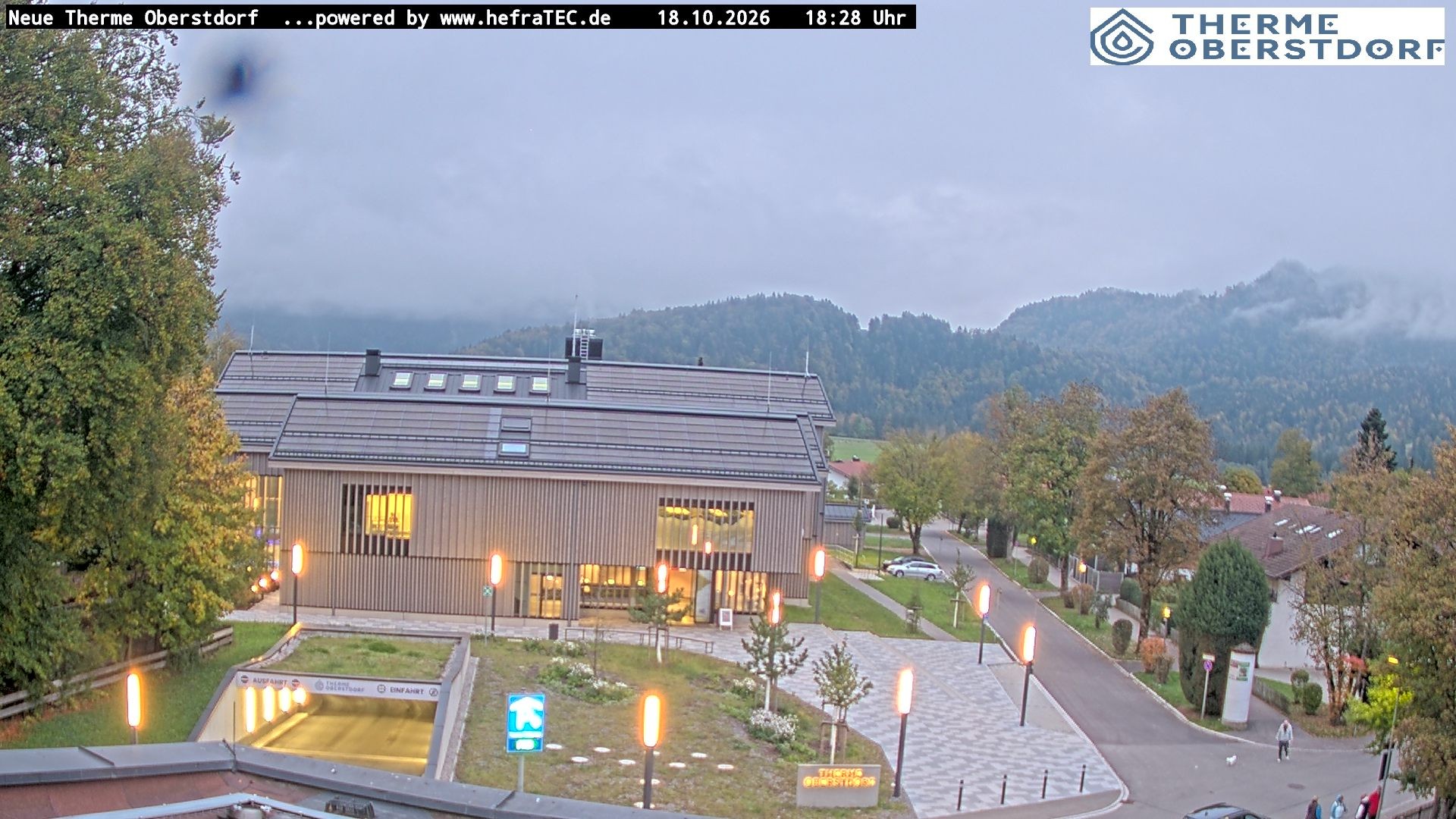 Archived image Webcam Tourist Information Oberstdorf Haus