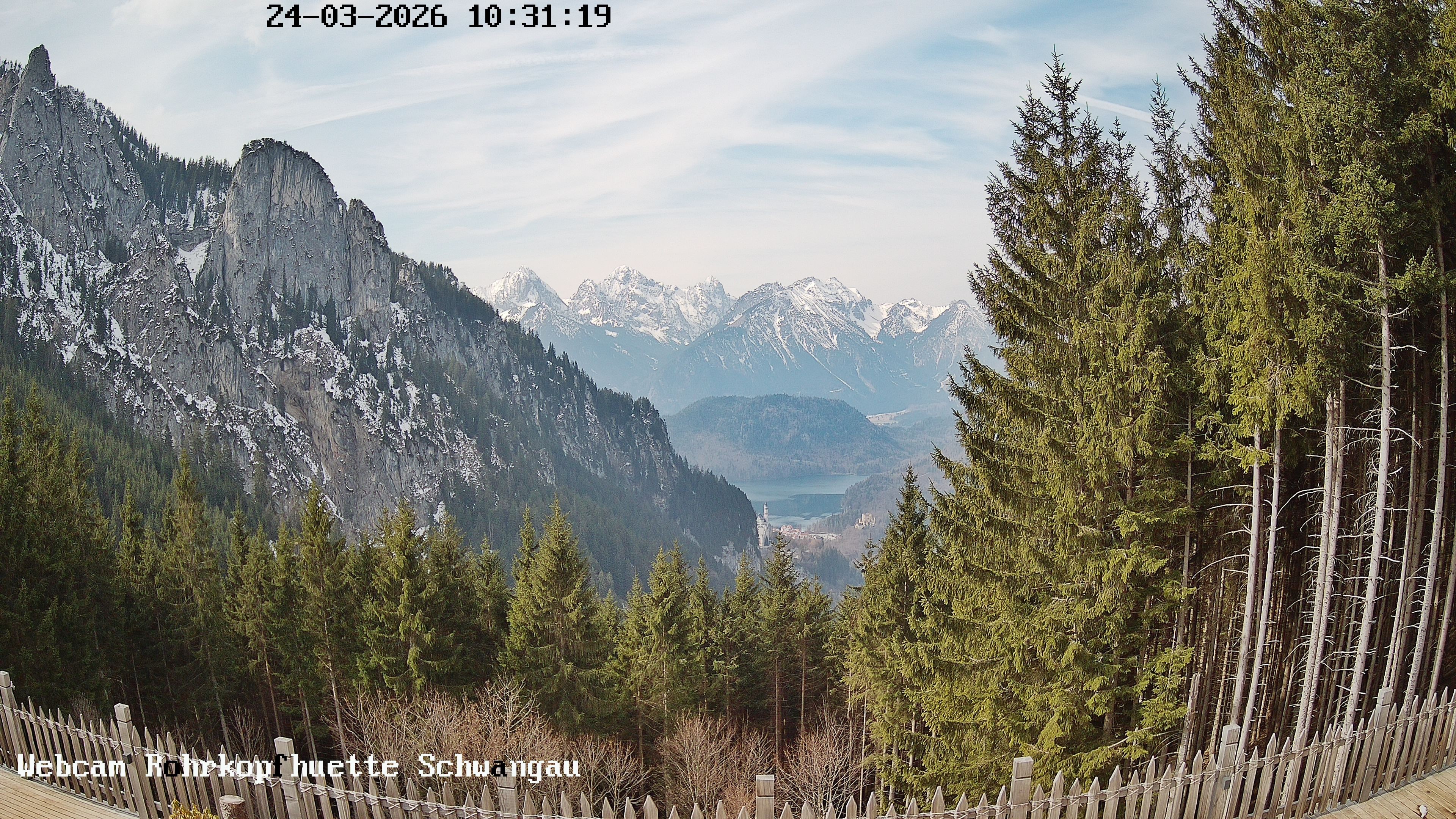 Archived image Webcam Panoramic sight of the Rohrkopfhütte