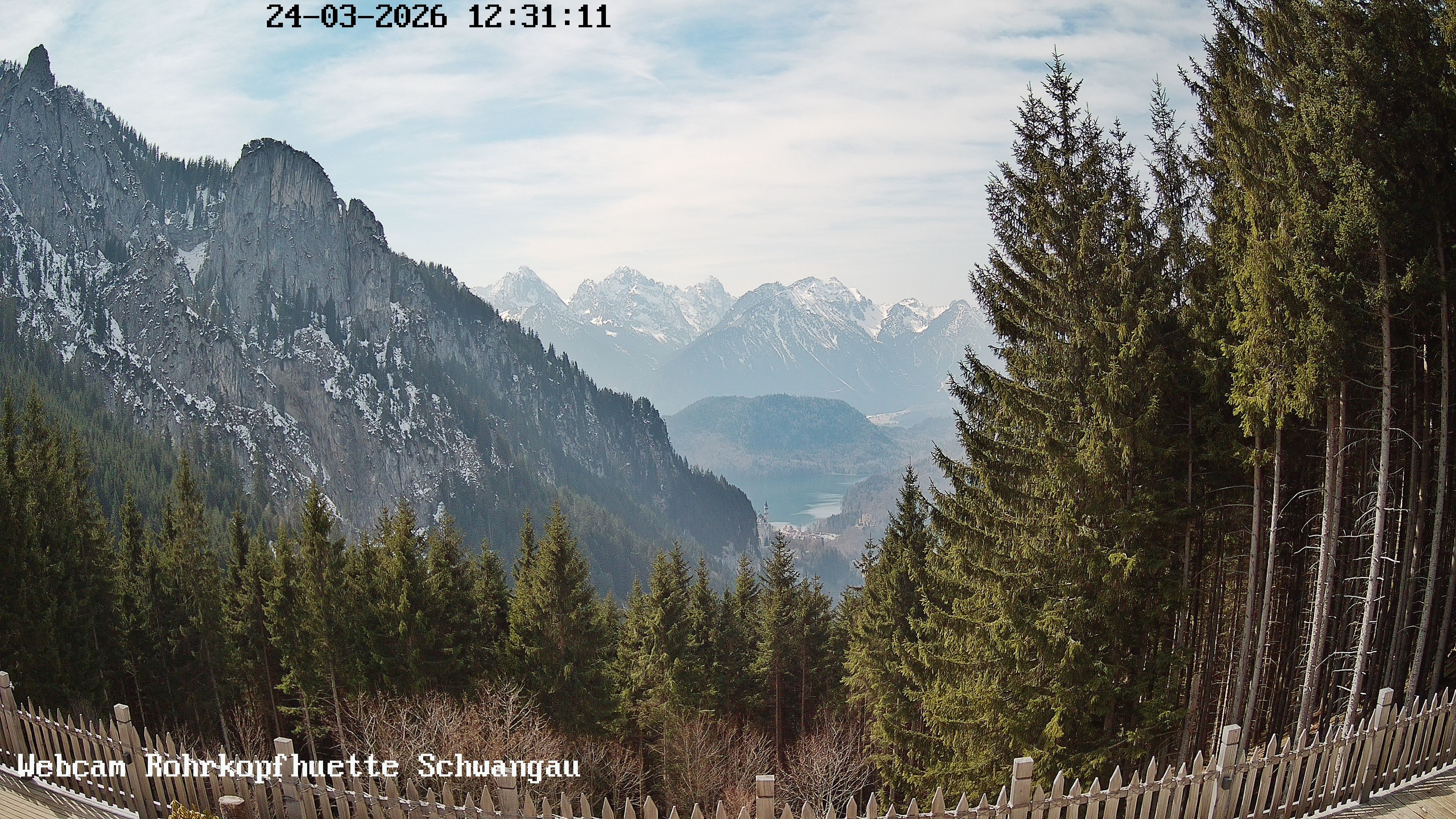 Archived image Webcam Panoramic sight of the Rohrkopfhütte