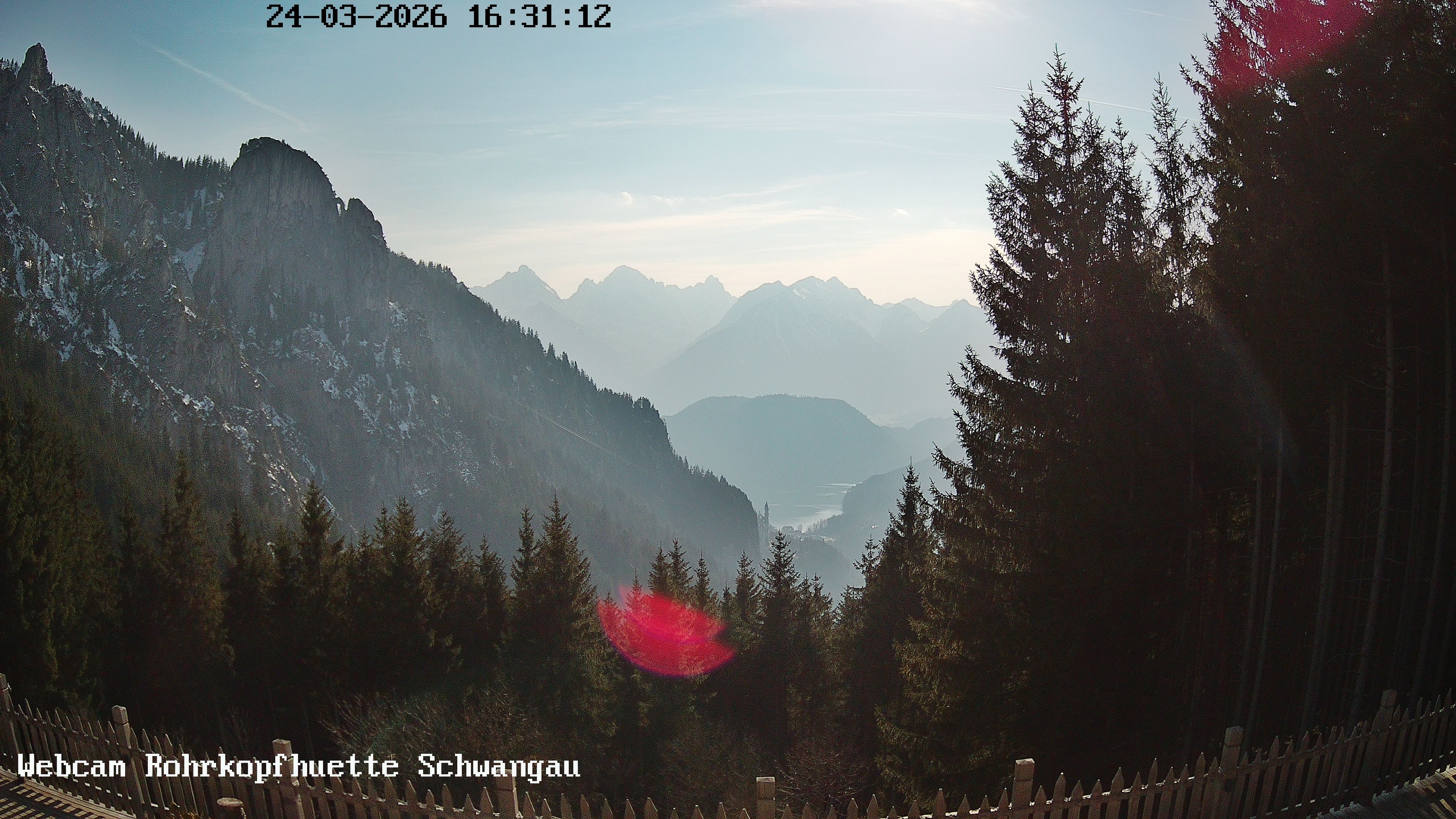 Archived image Webcam Panoramic sight of the Rohrkopfhütte