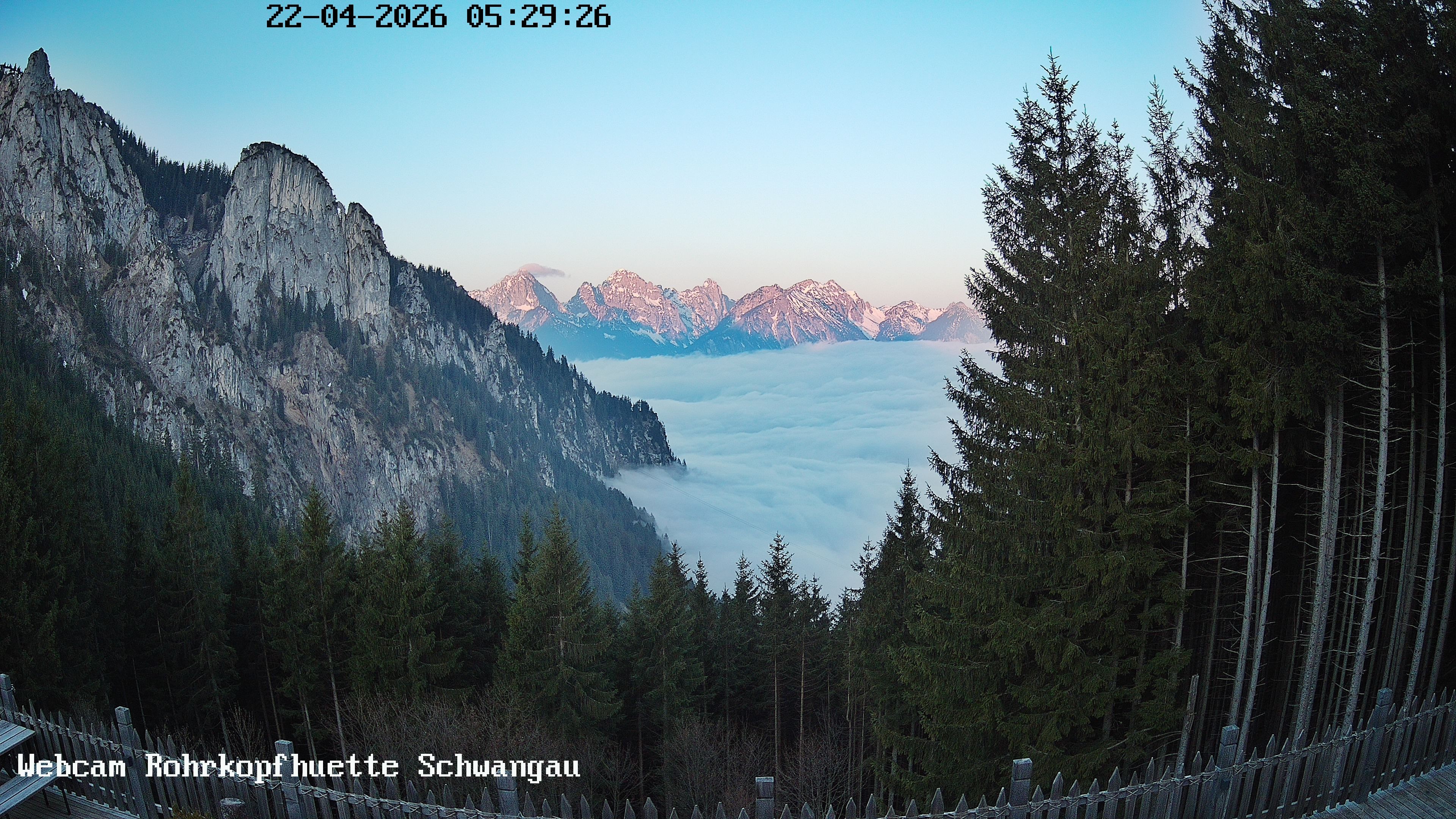 Archiv Foto Webcam Talblick von der Rohrkopfhütte