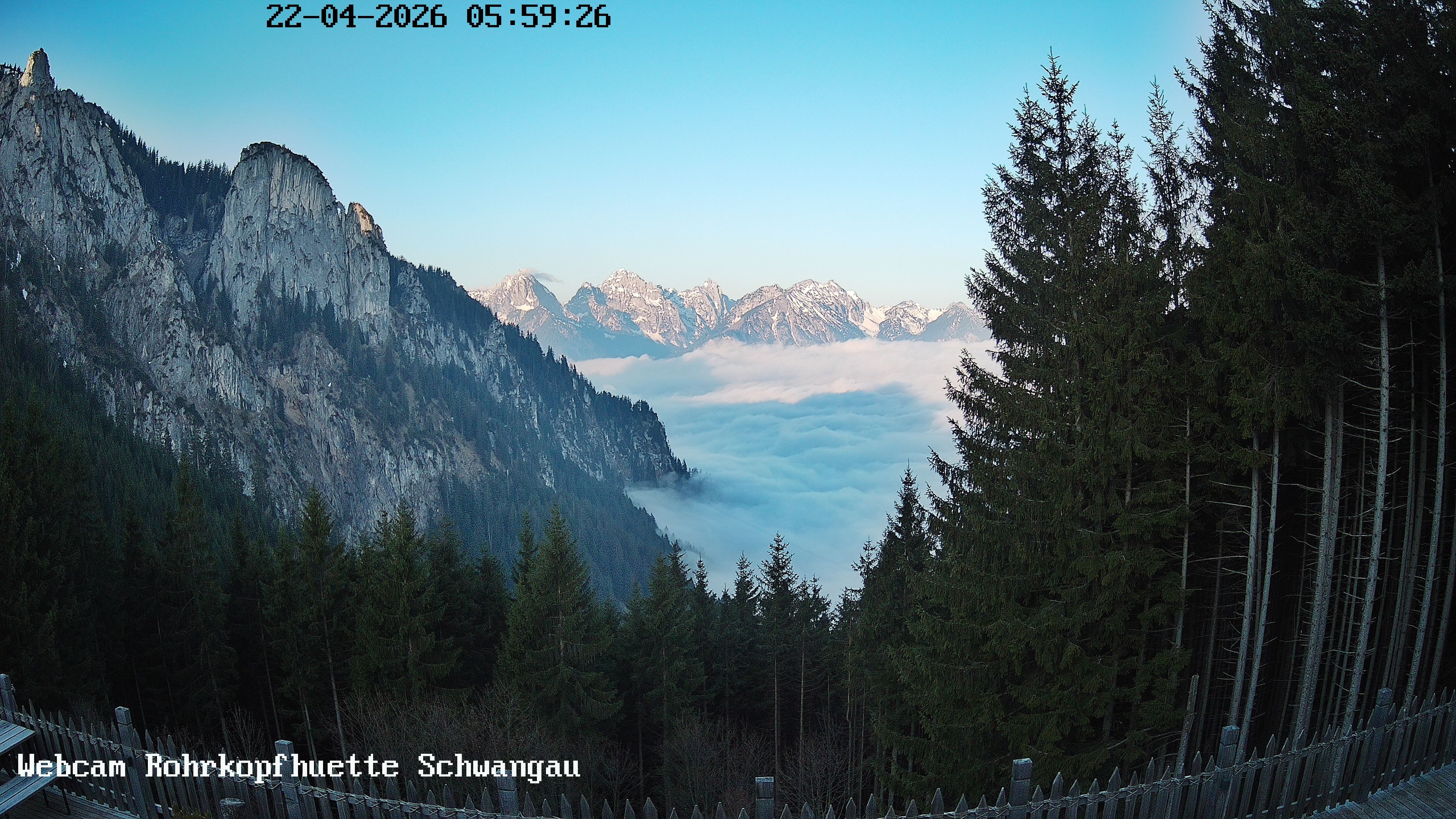 Archiv Foto Webcam Talblick von der Rohrkopfhütte