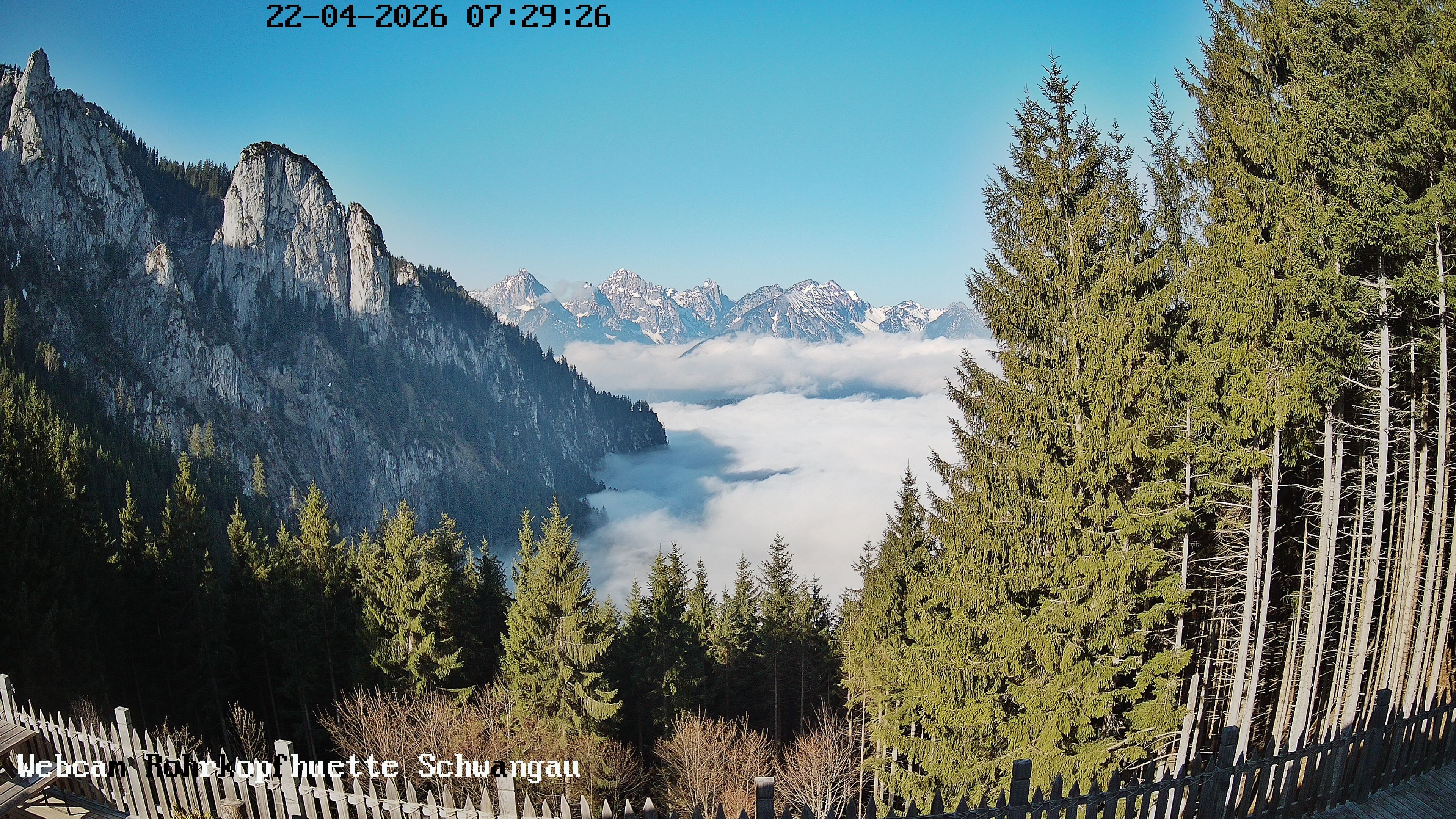 Archiv Foto Webcam Talblick von der Rohrkopfhütte