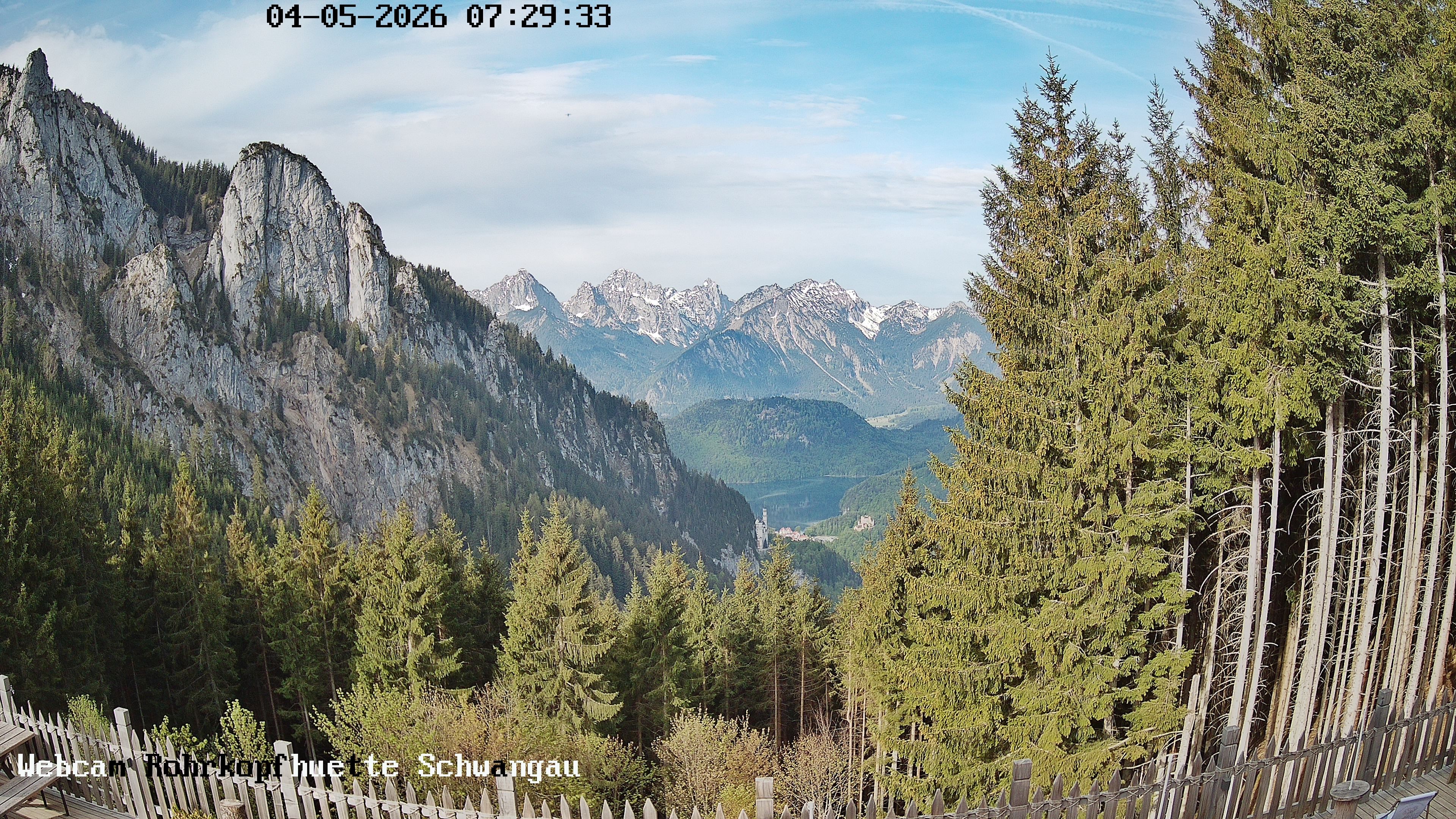 Archived image Webcam Panoramic sight of the Rohrkopfhütte