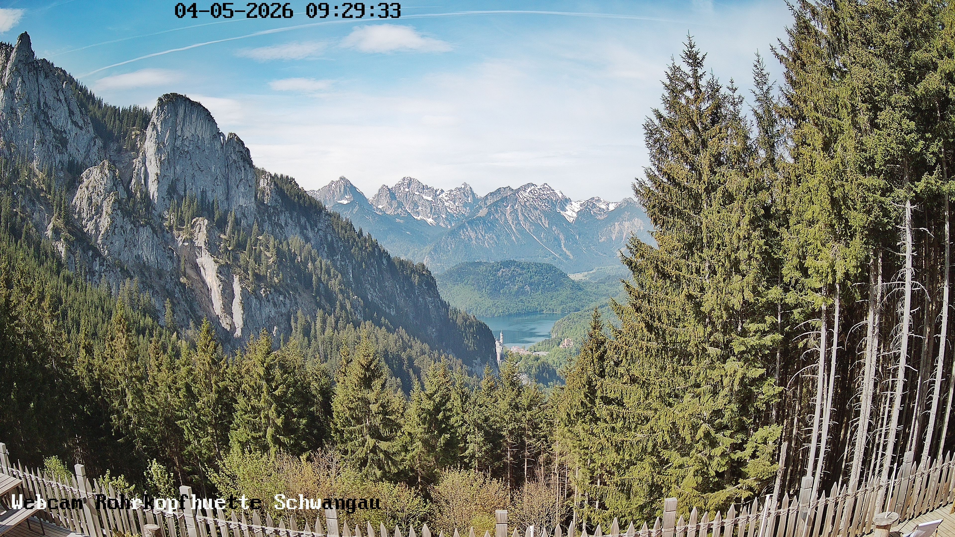 Archived image Webcam Panoramic sight of the Rohrkopfhütte