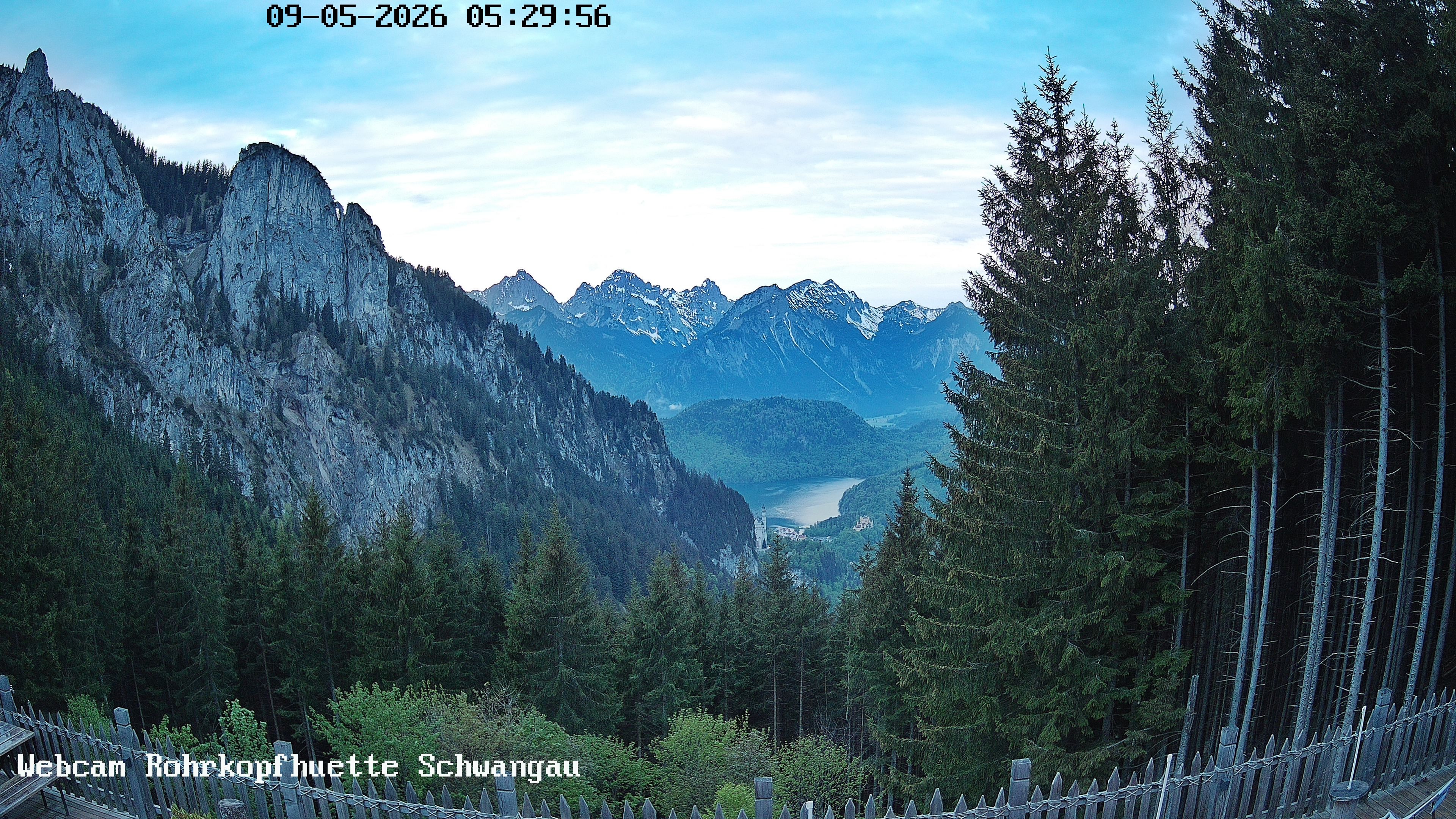 Archived image Webcam Panoramic sight of the Rohrkopfhütte