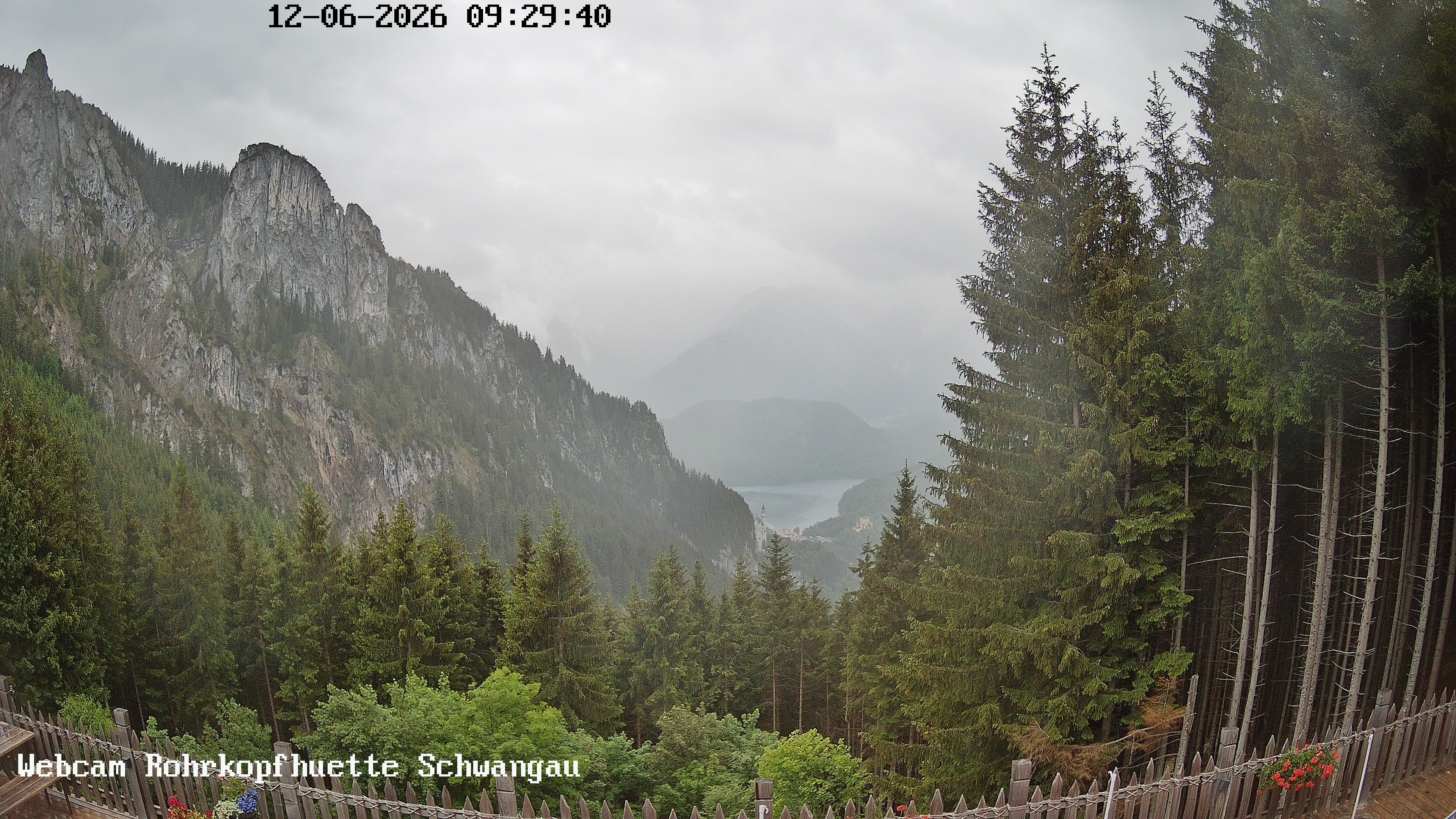 Archived image Webcam Panoramic sight of the Rohrkopfhütte