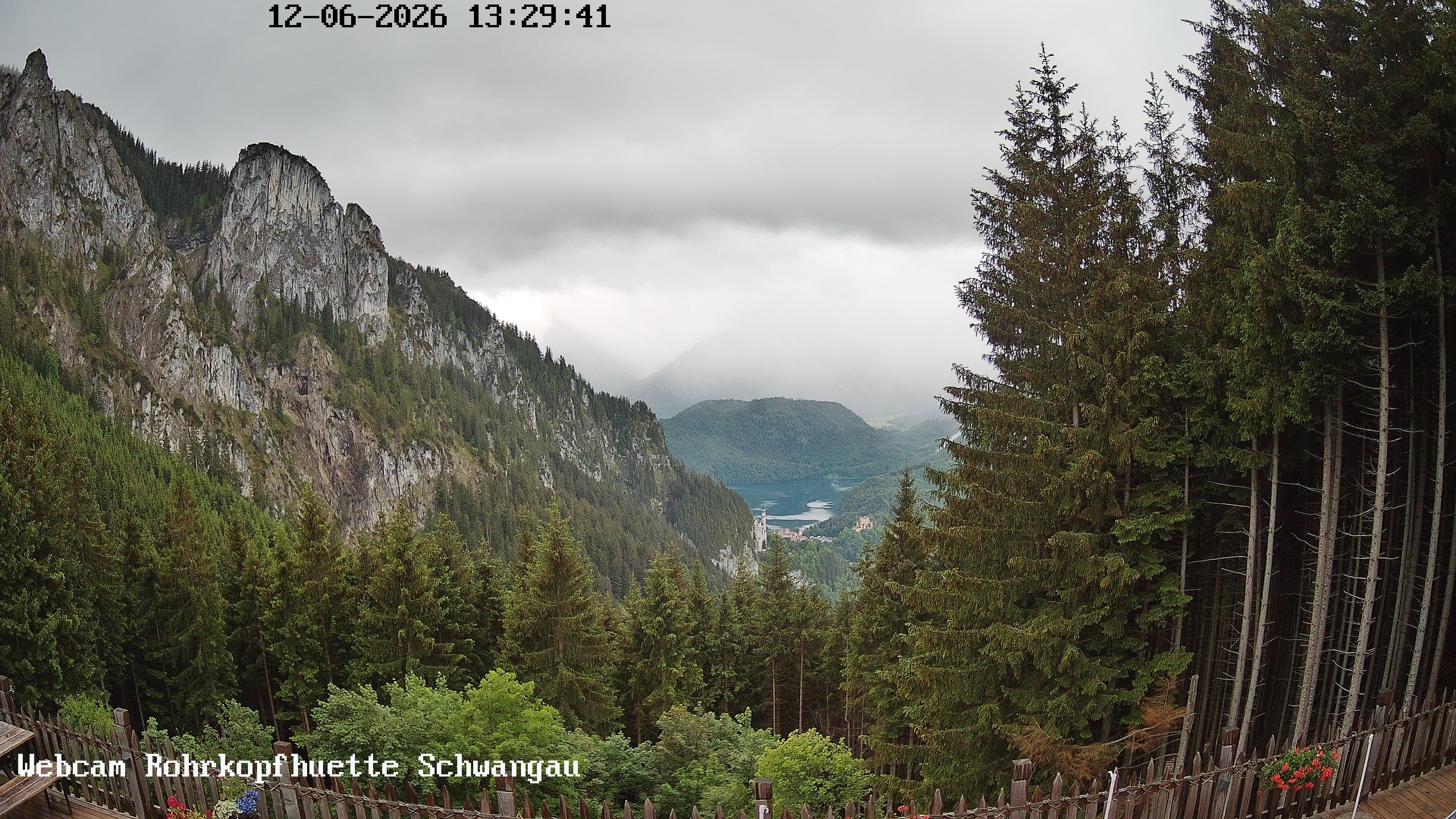 Archived image Webcam Panoramic sight of the Rohrkopfhütte