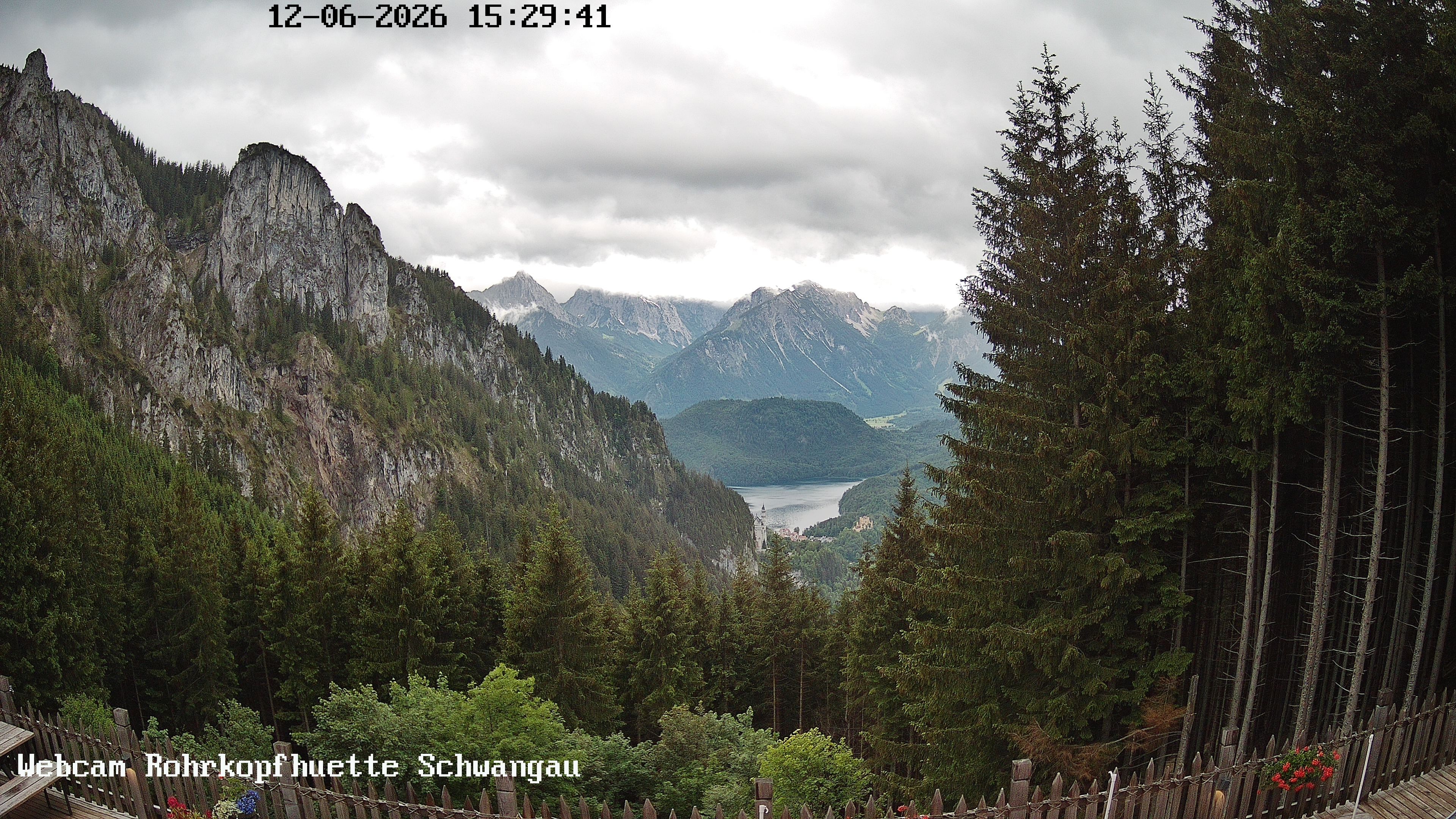 Archived image Webcam Panoramic sight of the Rohrkopfhütte