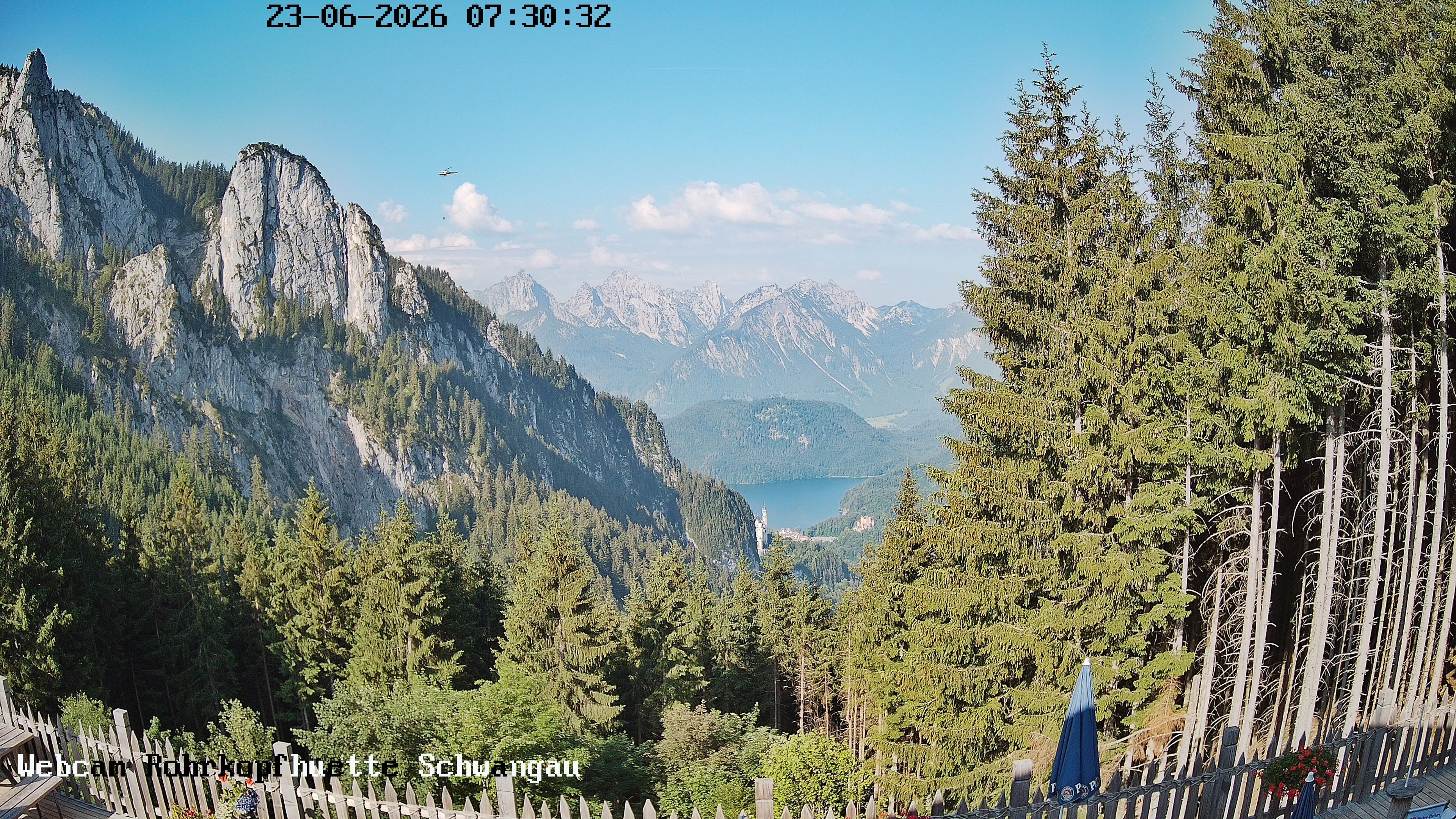 Archived image Webcam Panoramic sight of the Rohrkopfhütte