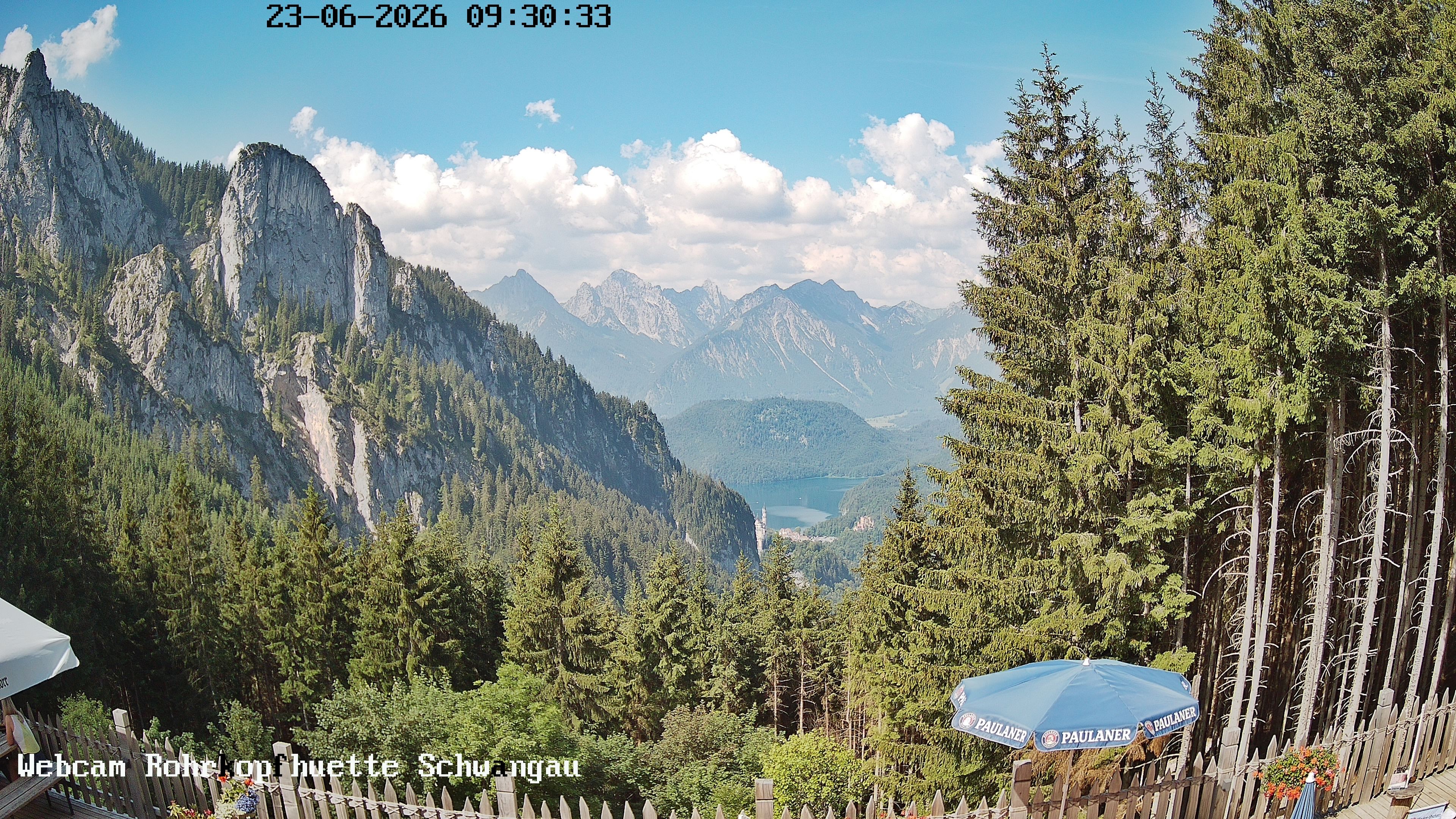 Archived image Webcam Panoramic sight of the Rohrkopfhütte
