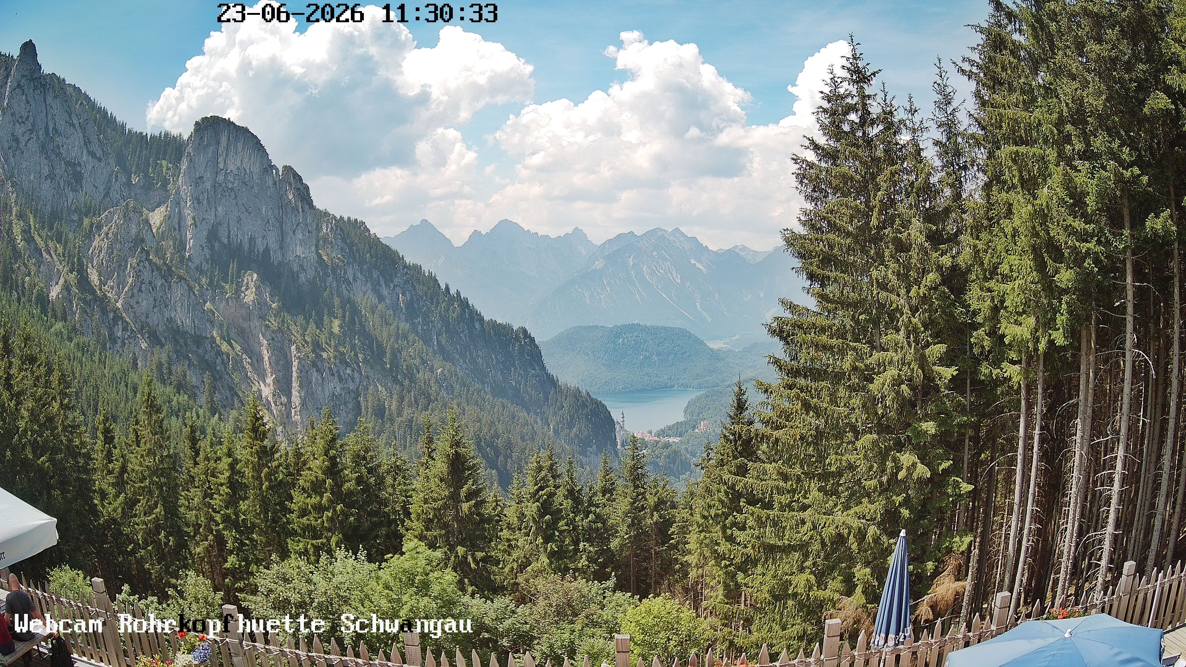 Archived image Webcam Panoramic sight of the Rohrkopfhütte