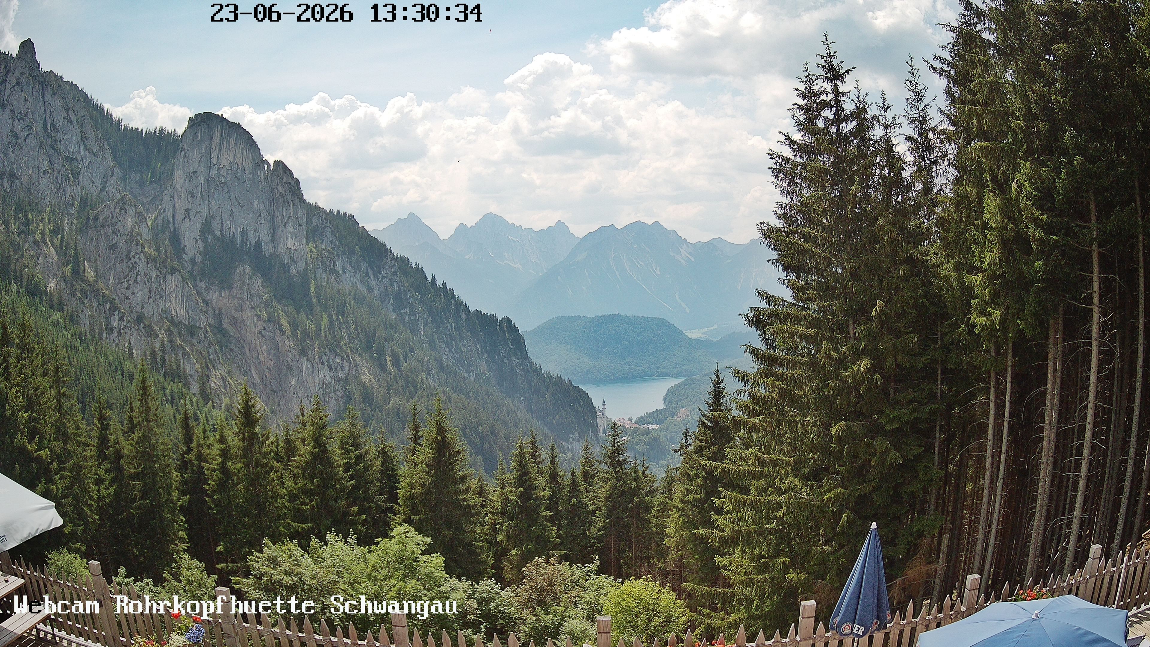 Archived image Webcam Panoramic sight of the Rohrkopfhütte