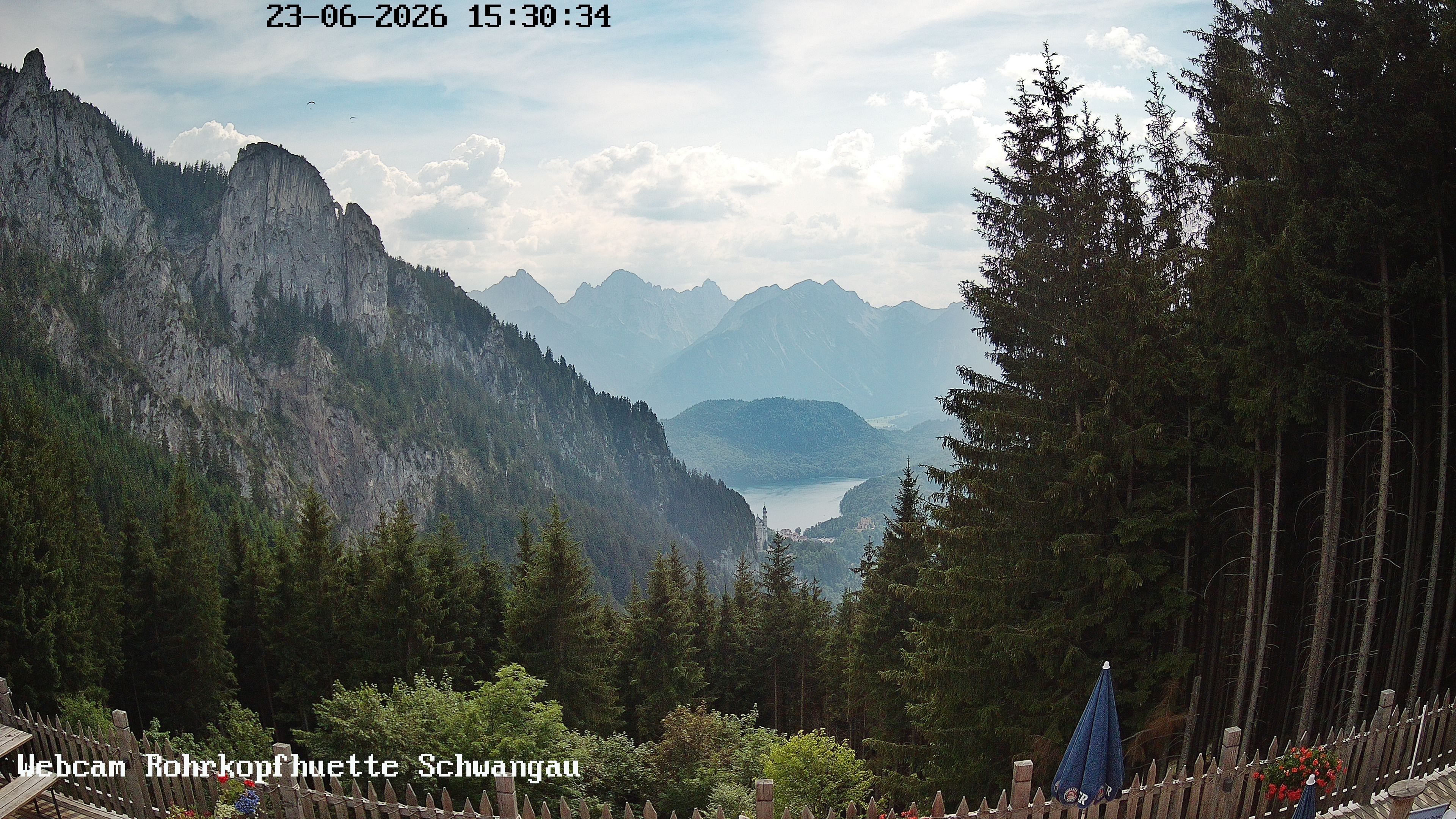 Archived image Webcam Panoramic sight of the Rohrkopfhütte