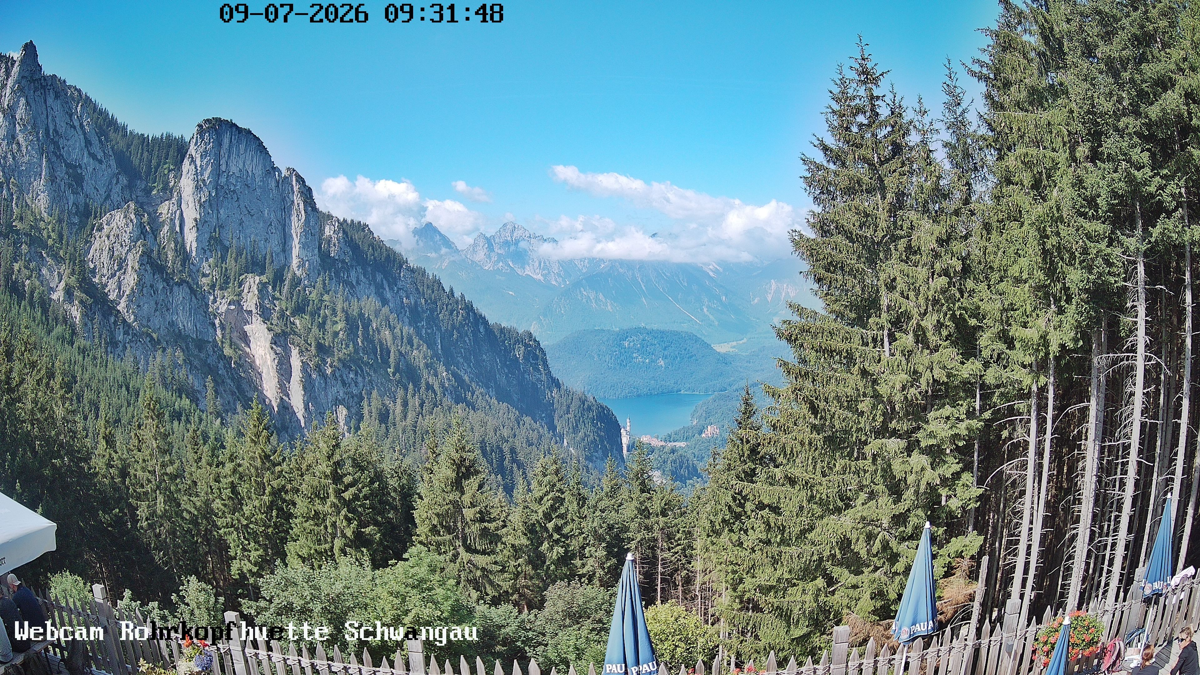 Archived image Webcam Panoramic sight of the Rohrkopfhütte