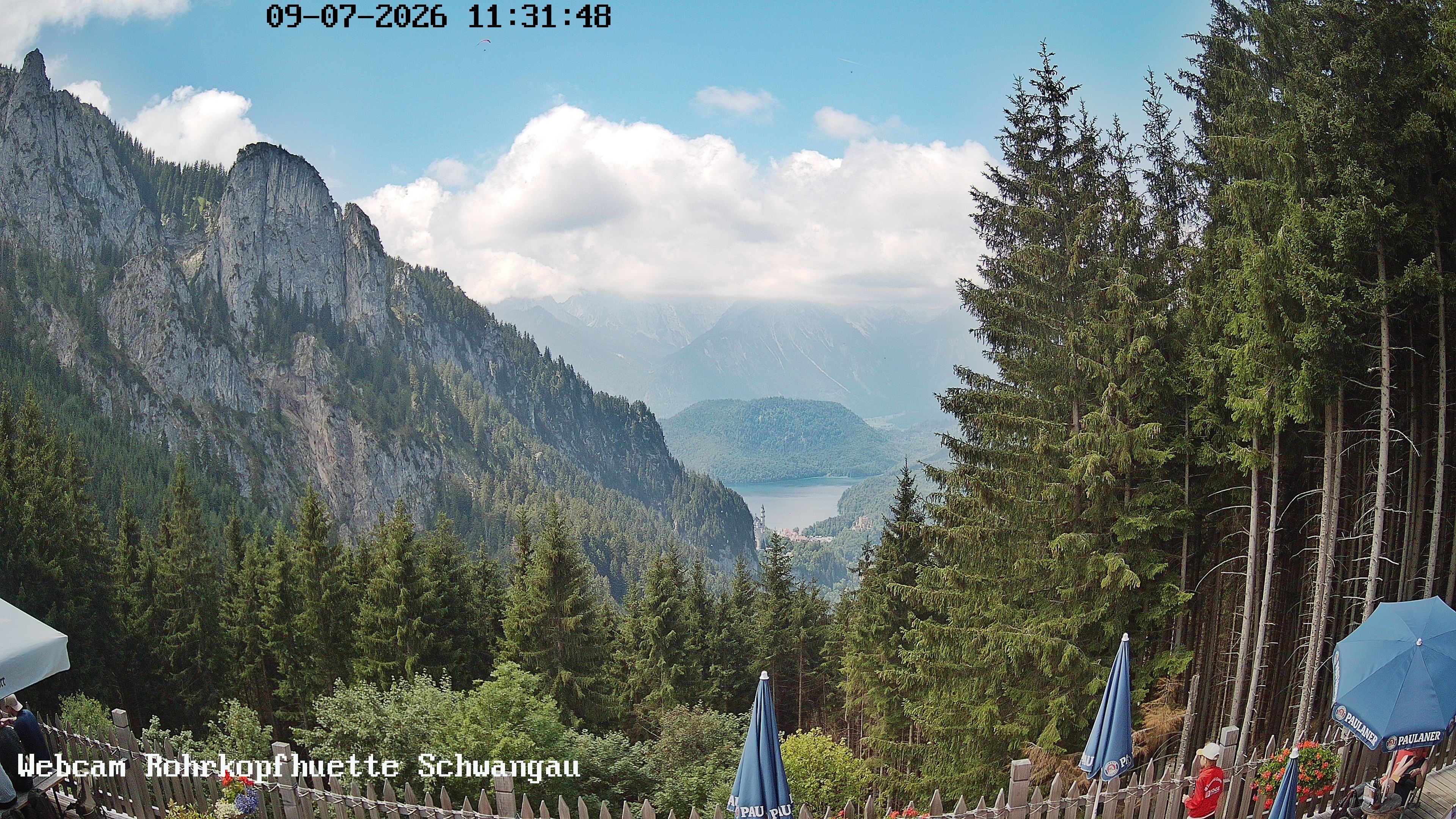 Archived image Webcam Panoramic sight of the Rohrkopfhütte
