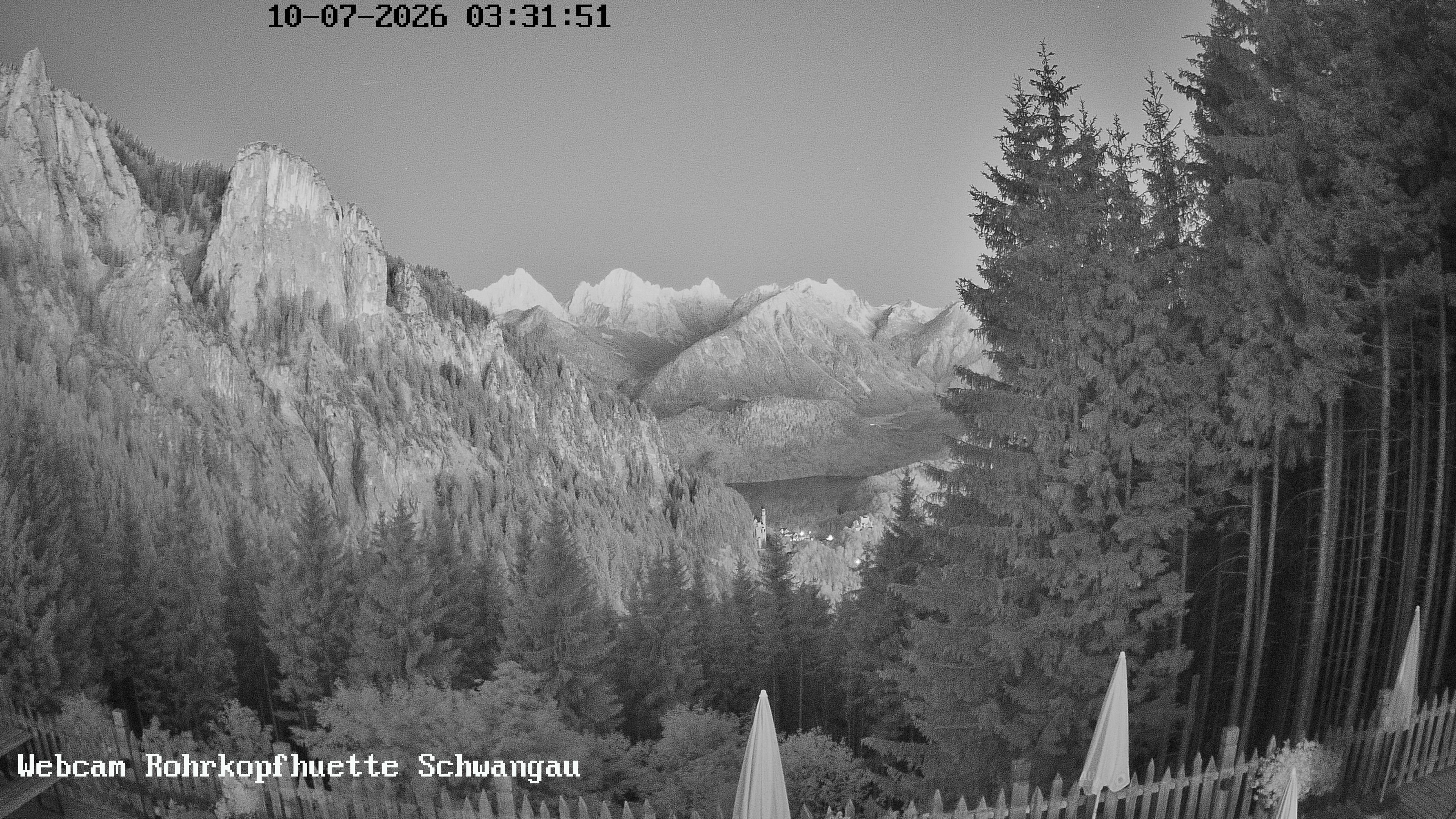 Archived image Webcam Panoramic sight of the Rohrkopfhütte