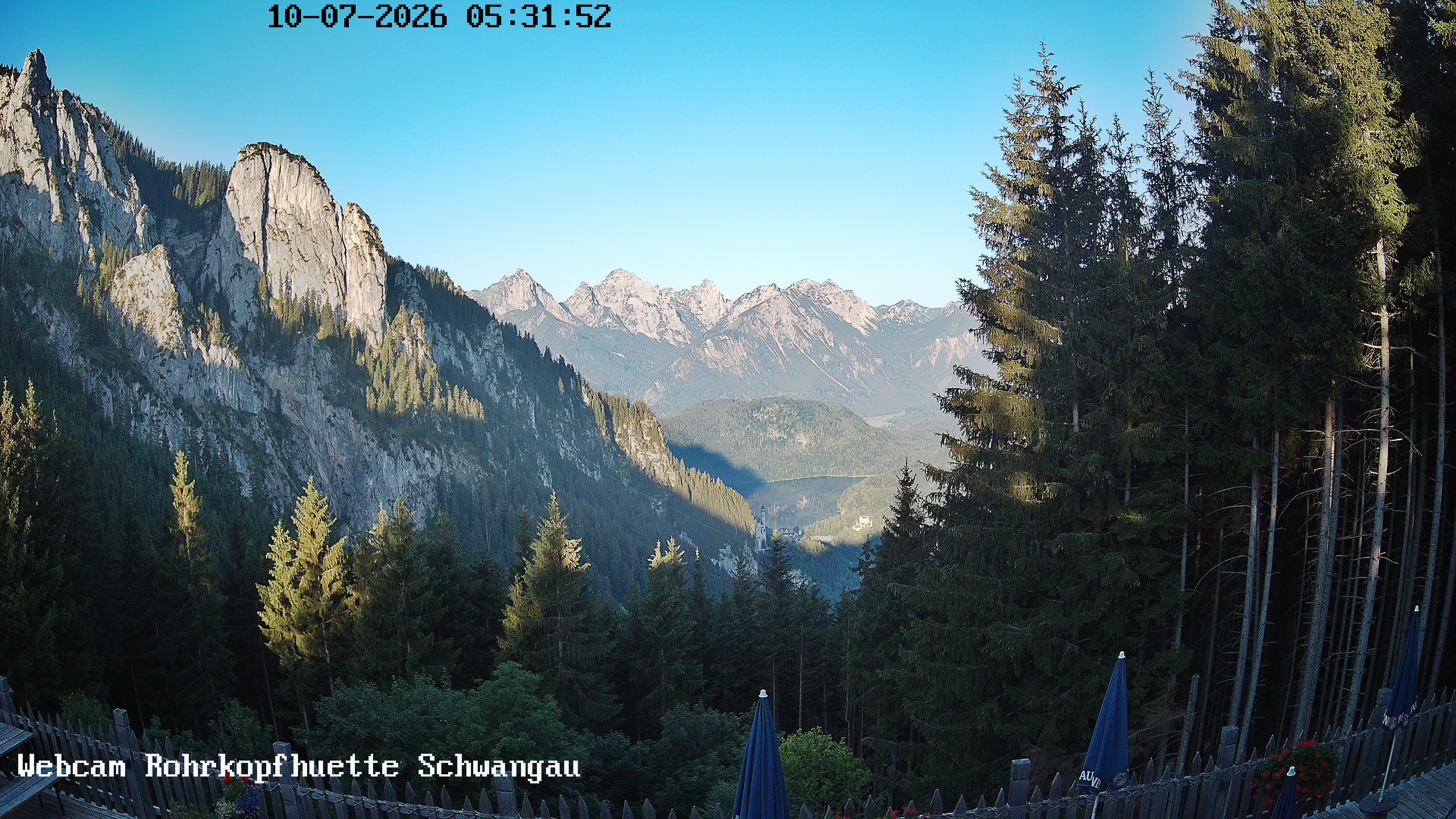 Archived image Webcam Panoramic sight of the Rohrkopfhütte