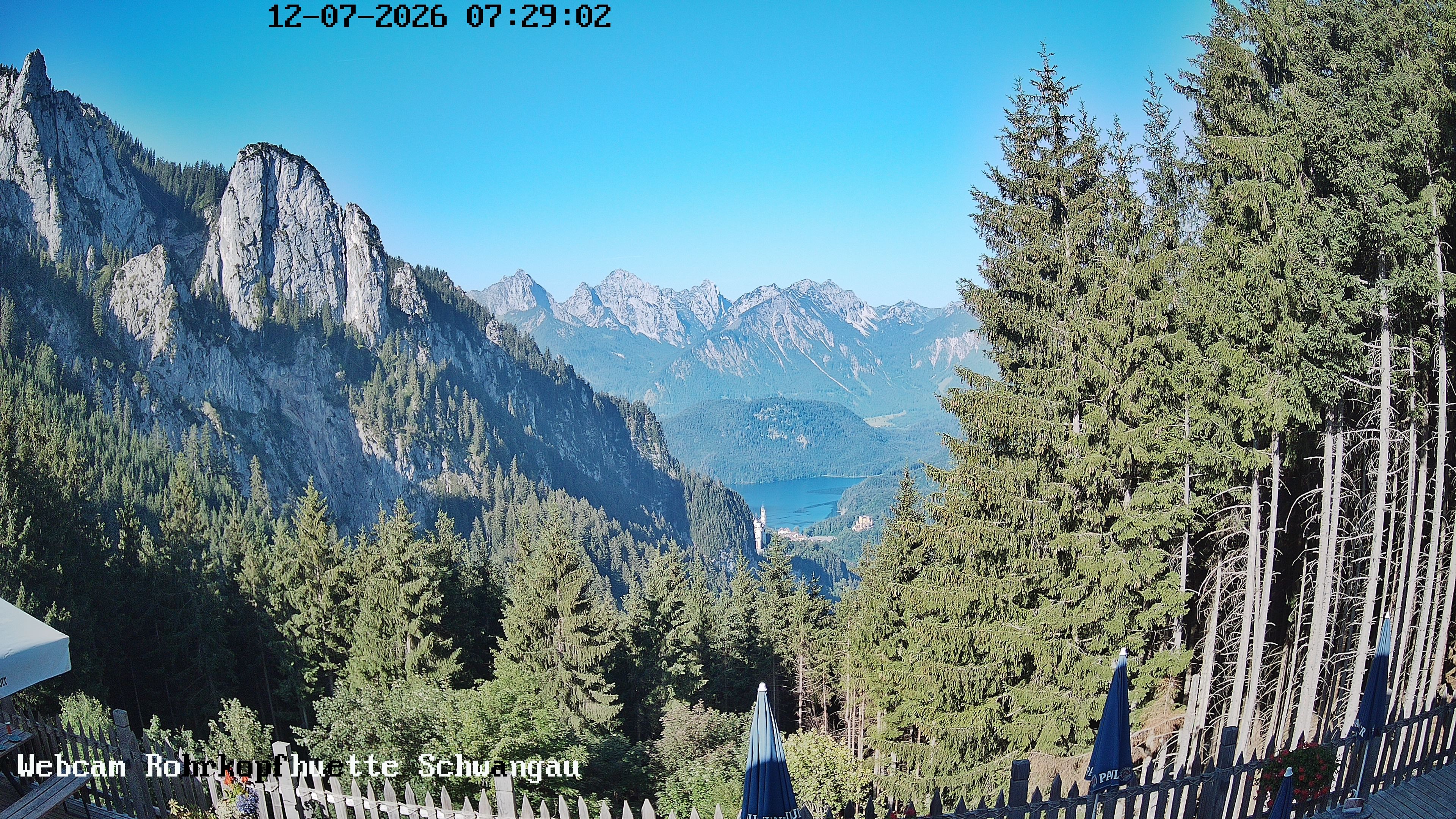 Archived image Webcam Panoramic sight of the Rohrkopfhütte