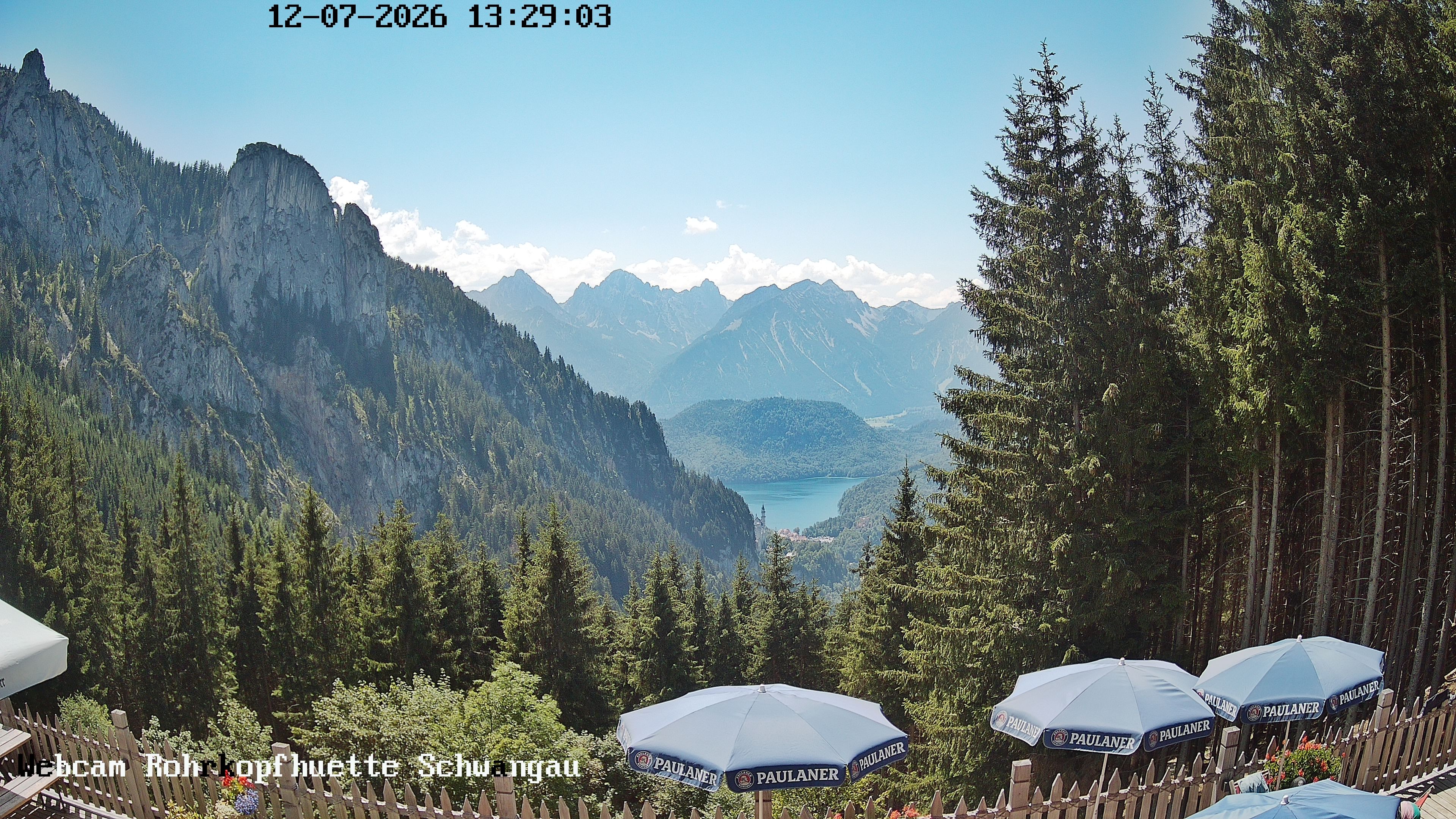Archived image Webcam Panoramic sight of the Rohrkopfhütte