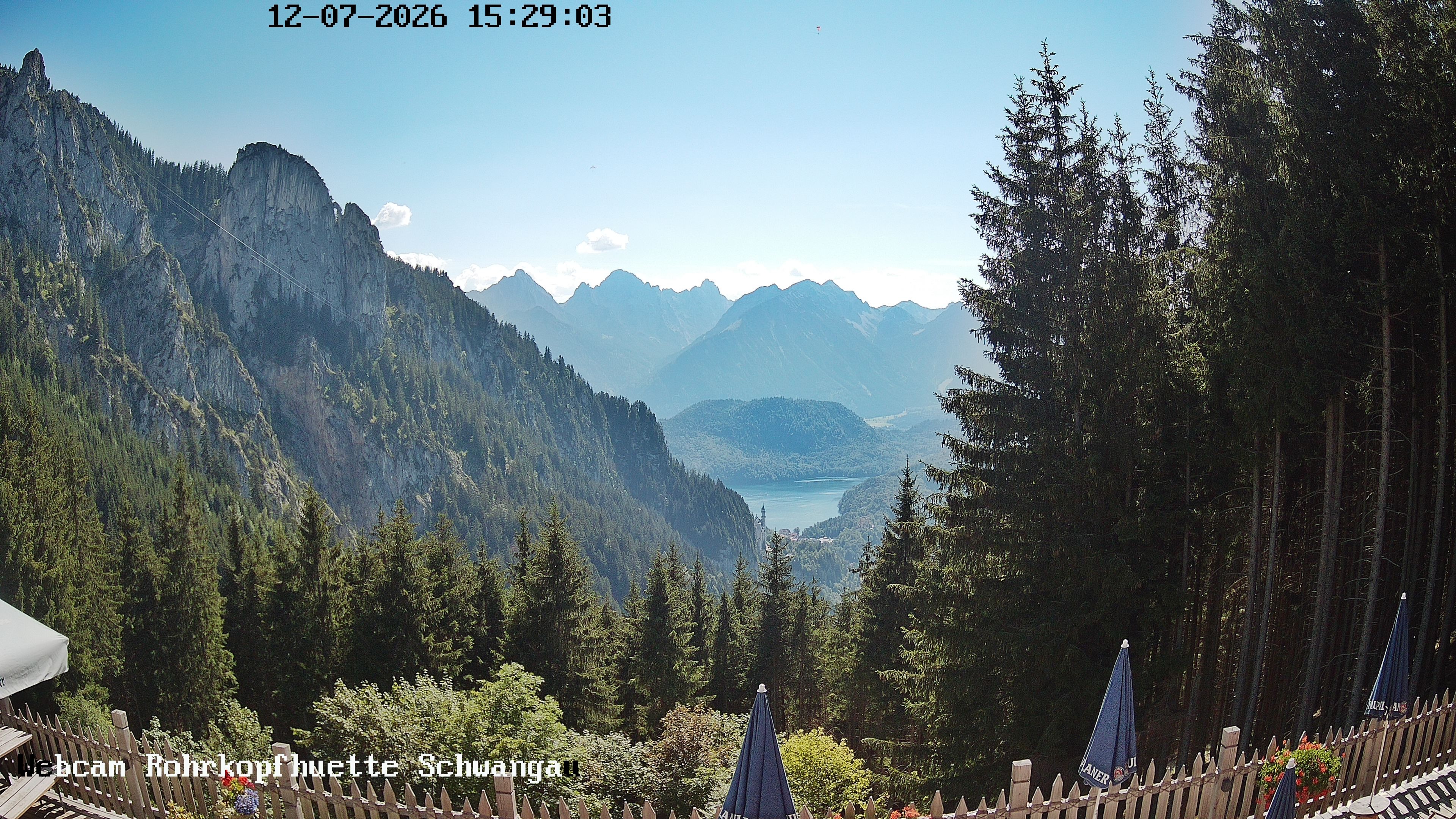 Archived image Webcam Panoramic sight of the Rohrkopfhütte