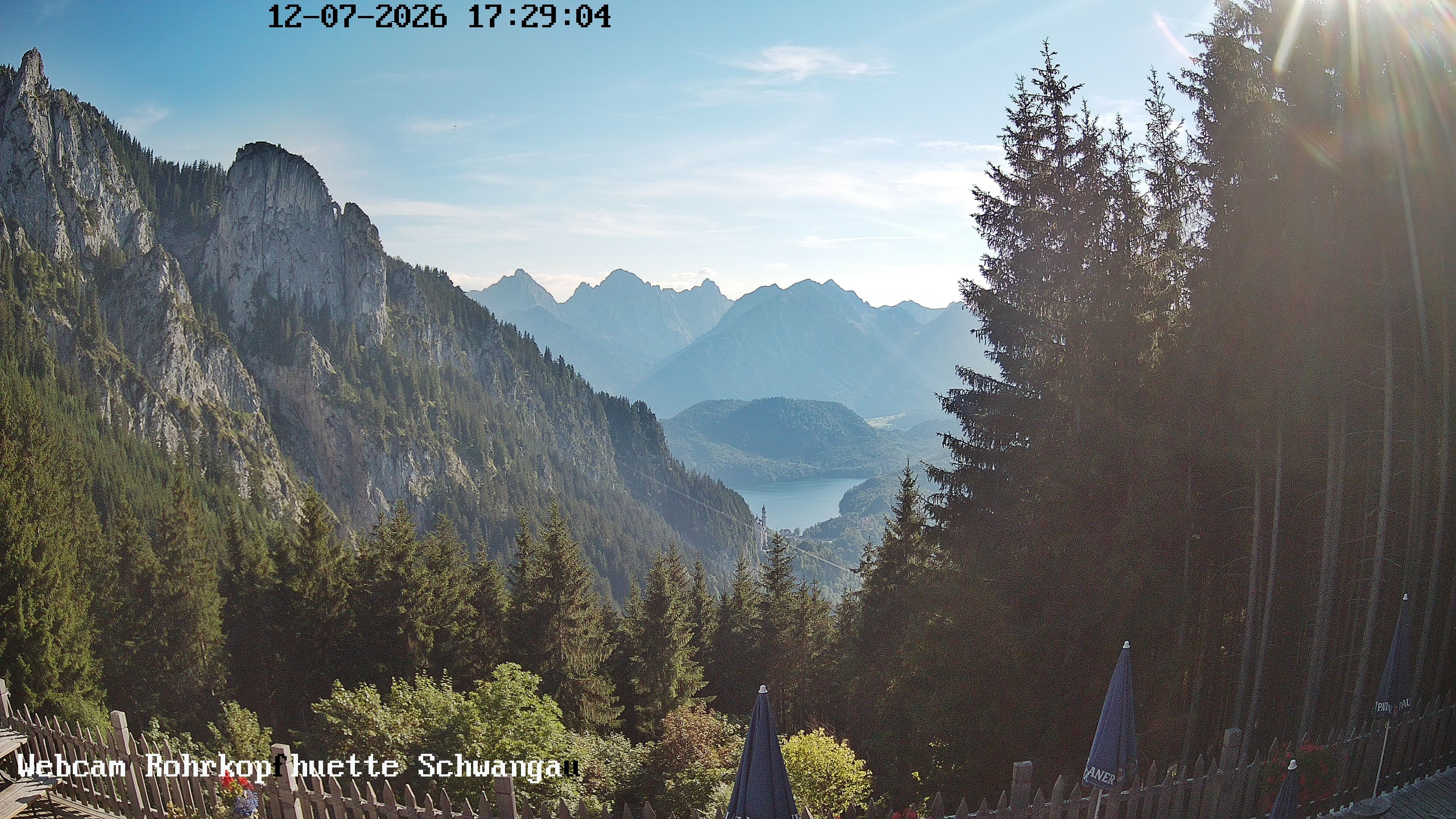 Archived image Webcam Panoramic sight of the Rohrkopfhütte