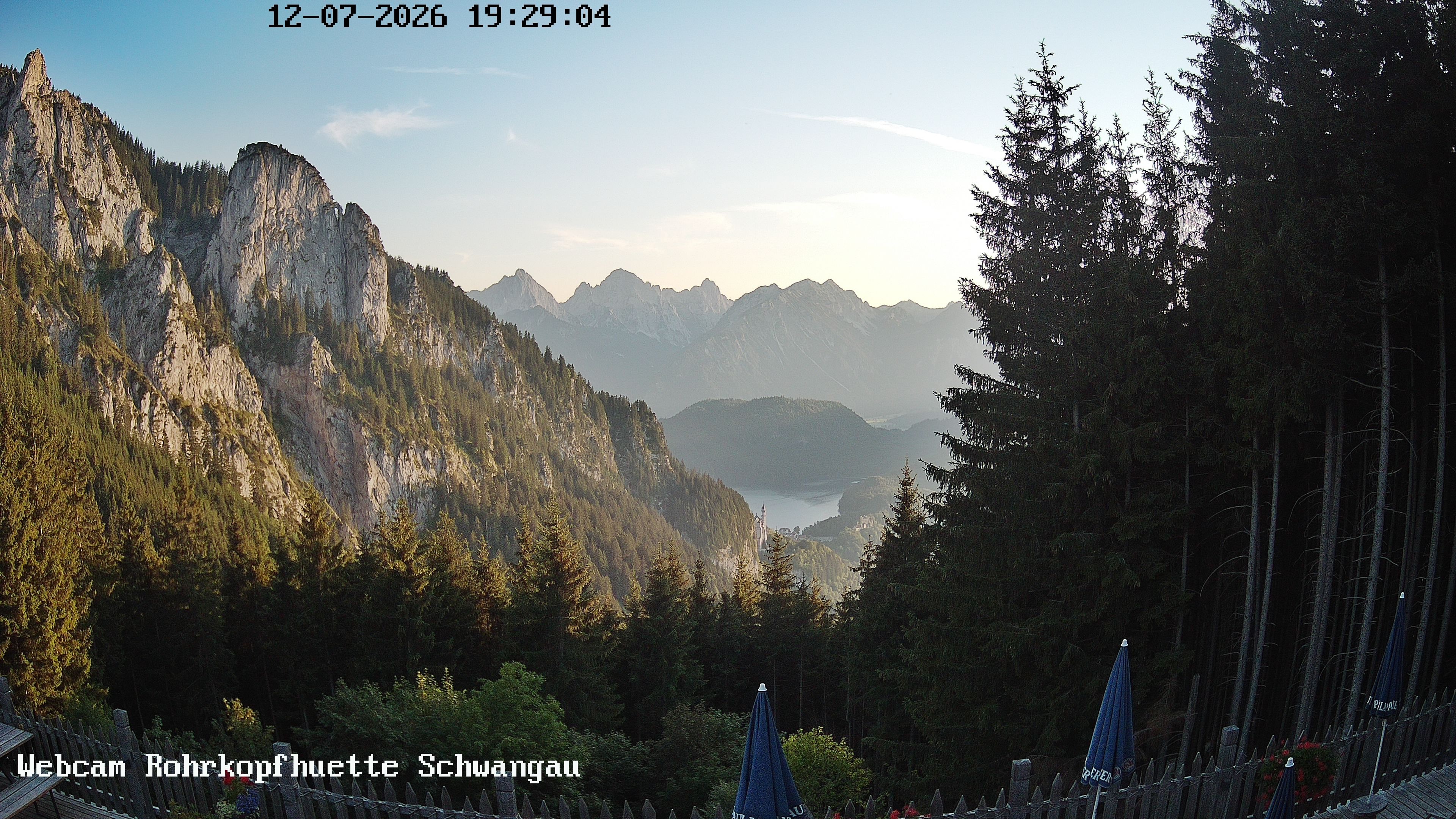 Archived image Webcam Panoramic sight of the Rohrkopfhütte