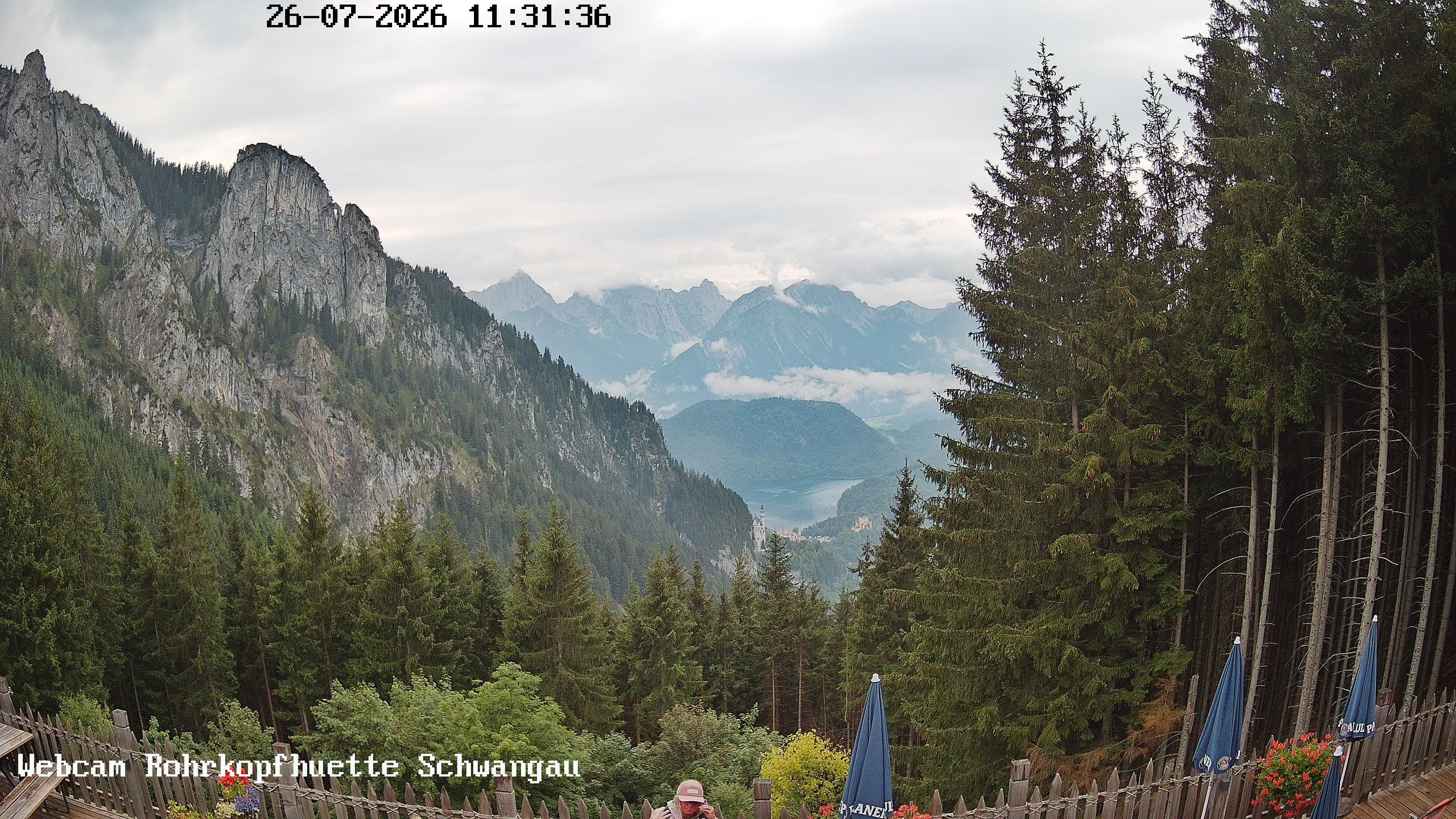 Archived image Webcam Panoramic sight of the Rohrkopfhütte