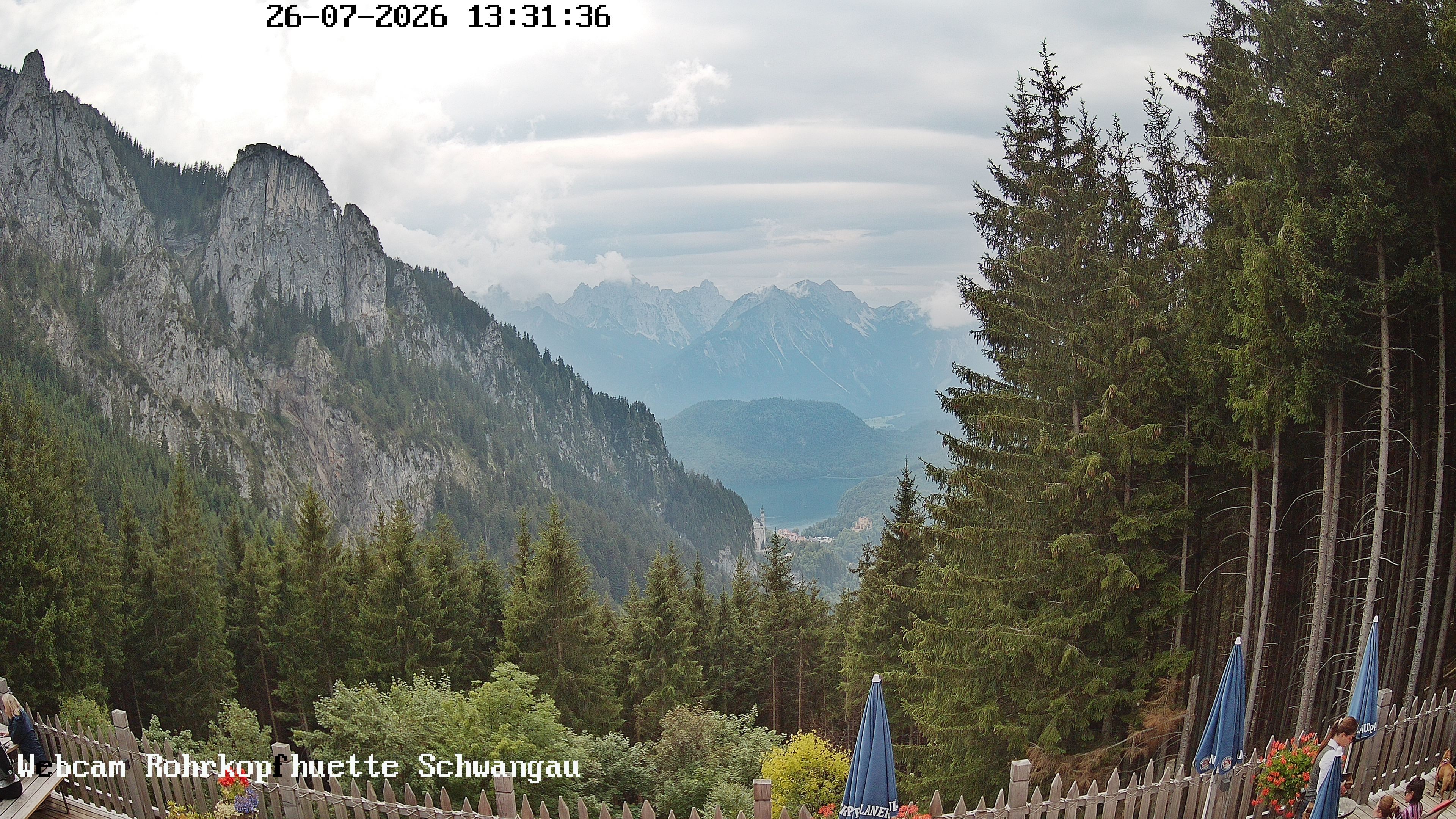Archived image Webcam Panoramic sight of the Rohrkopfhütte