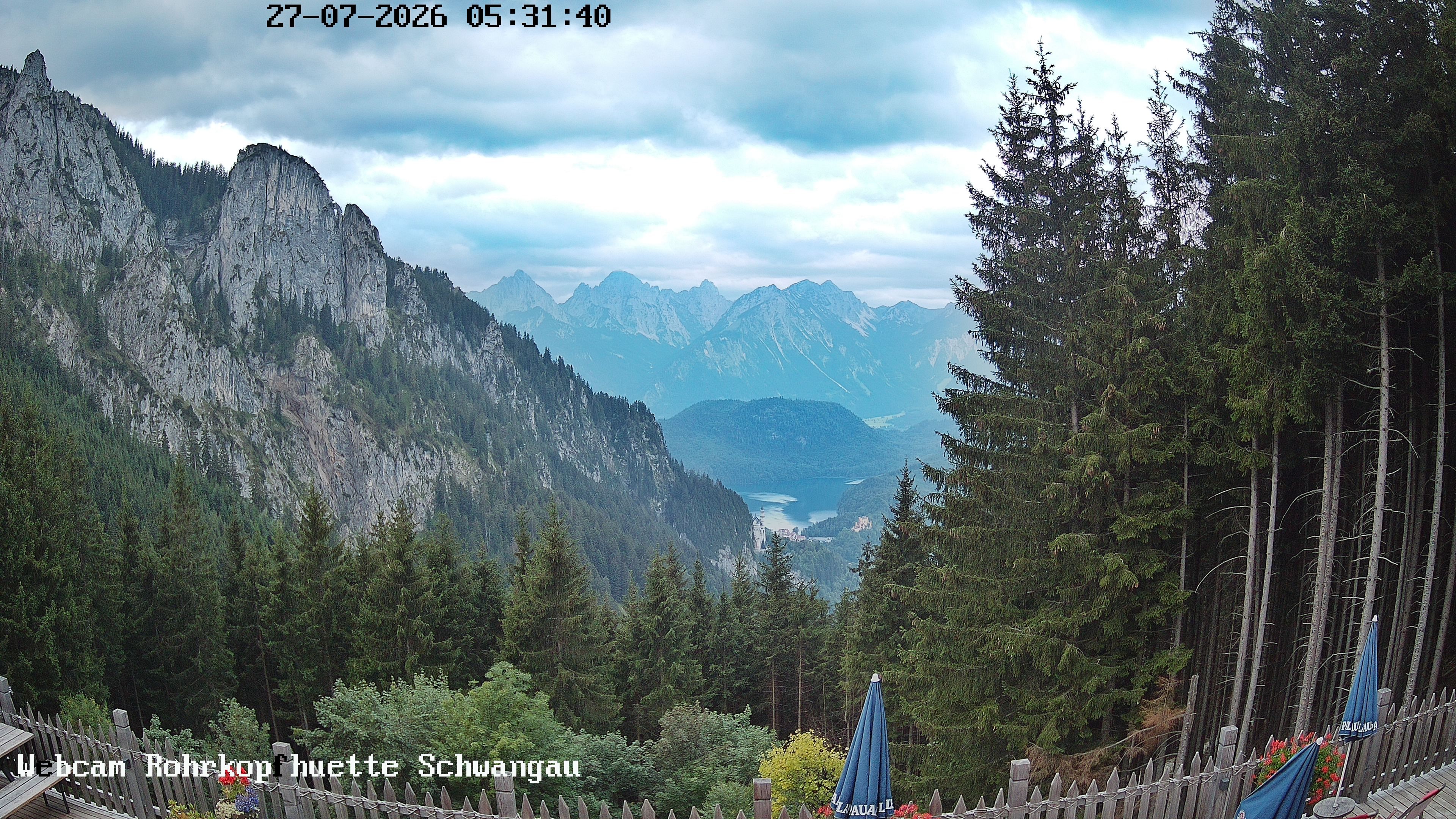 Archived image Webcam Panoramic sight of the Rohrkopfhütte